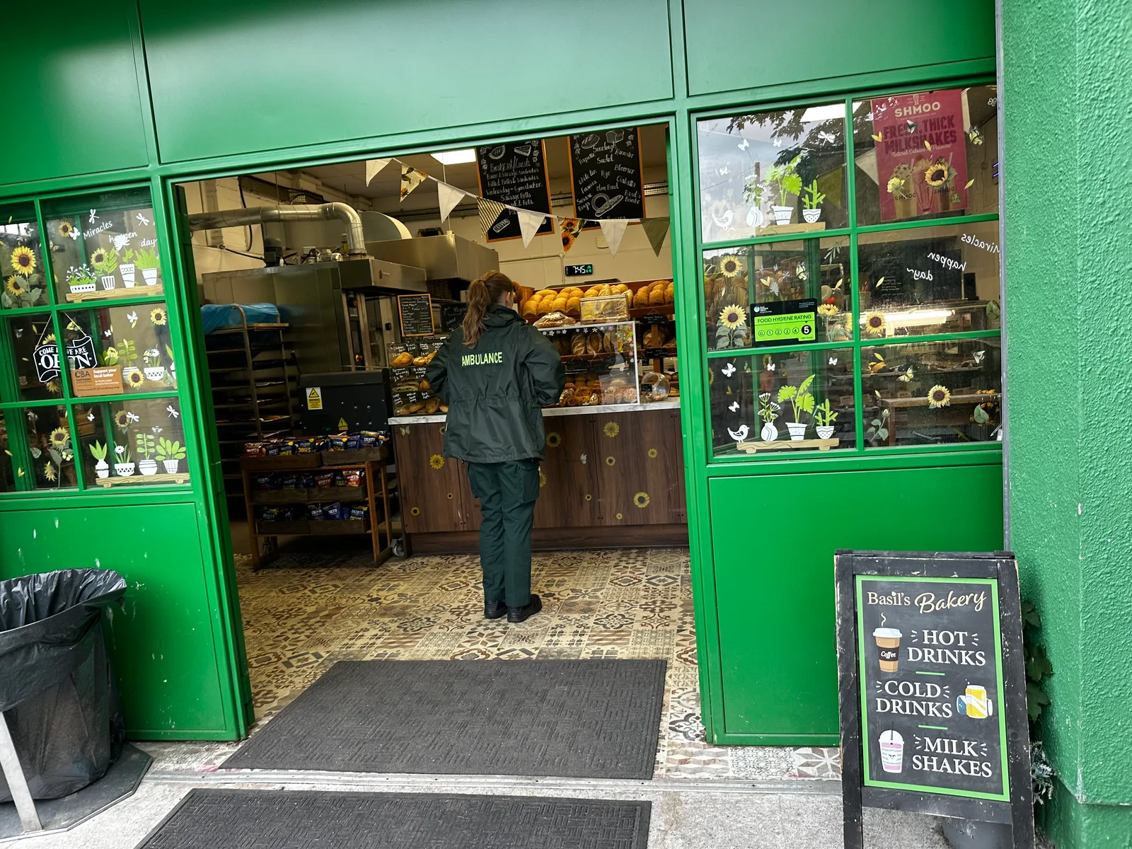 Details at Basil’s Bakery Bath — travel photo