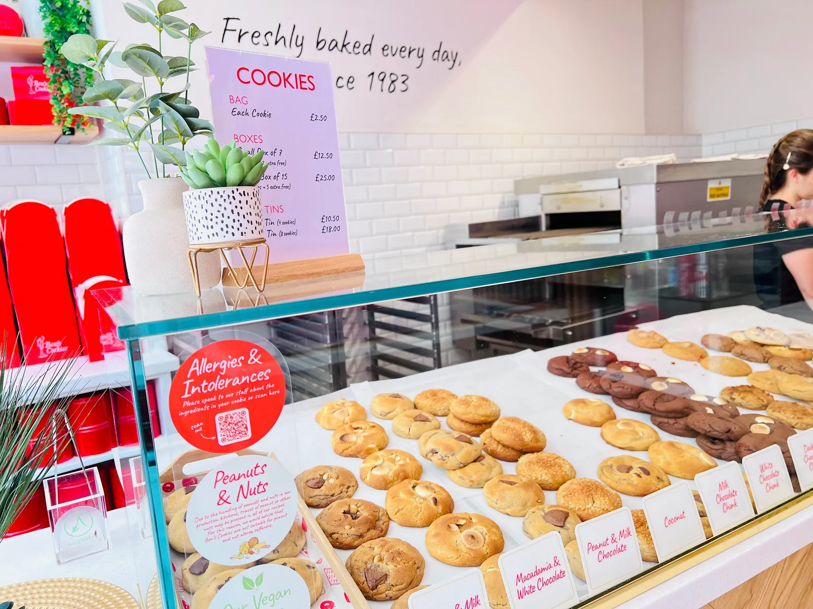 Details at Ben's Cookies Bath — travel photo