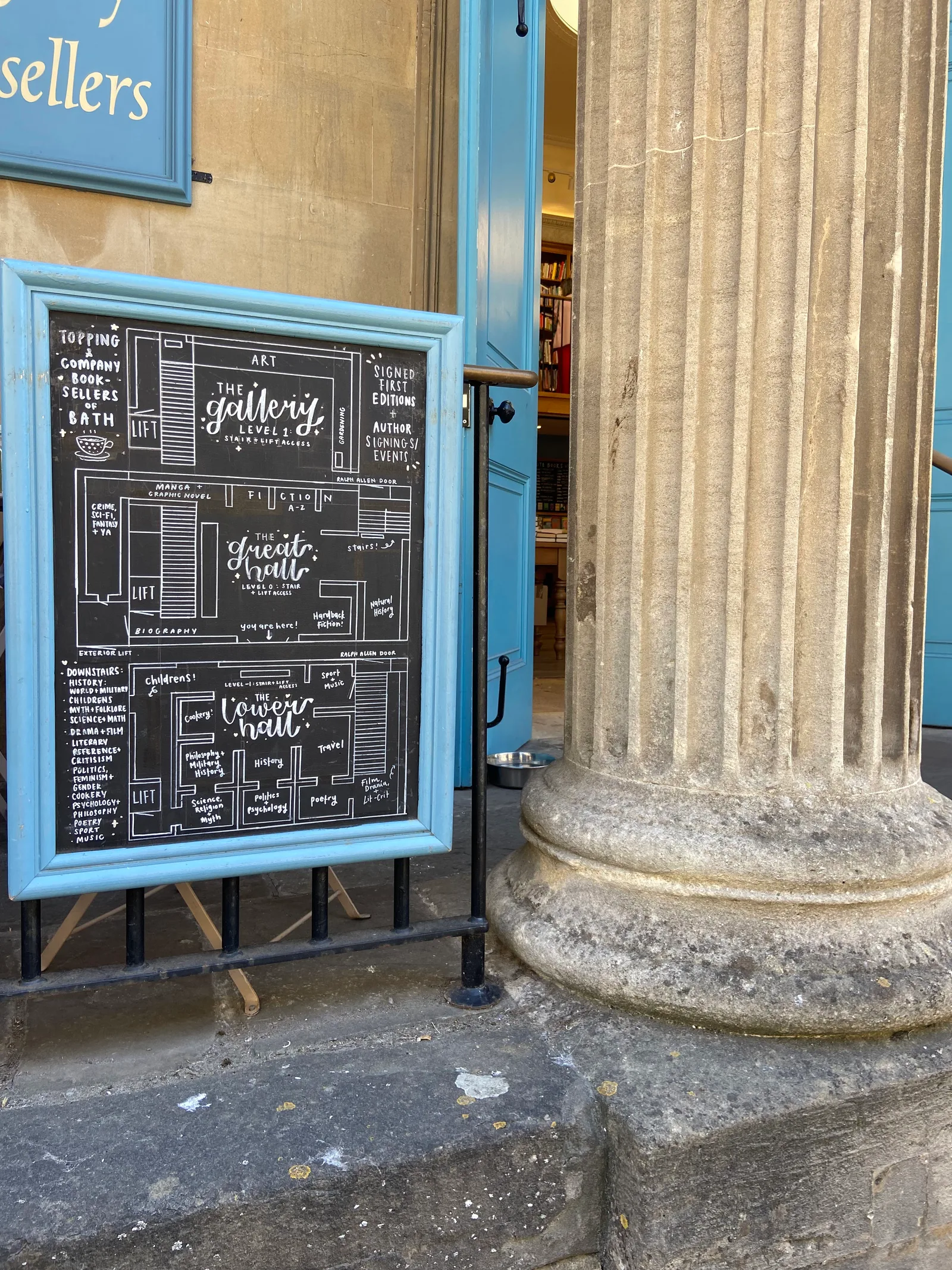 Main view at Topping & Company Booksellers of Bath Bath — travel photo