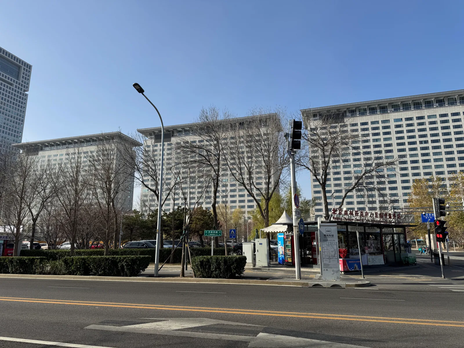 Atmosphere at Beijing Olympic Park Beijing — travel photo