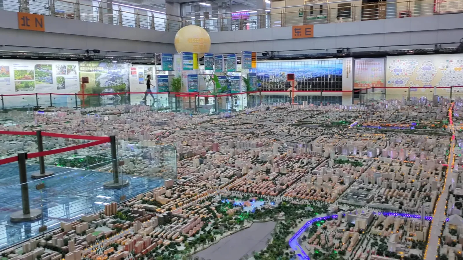 Interior at Beijing Planning Exhibition Hall Beijing — travel photo