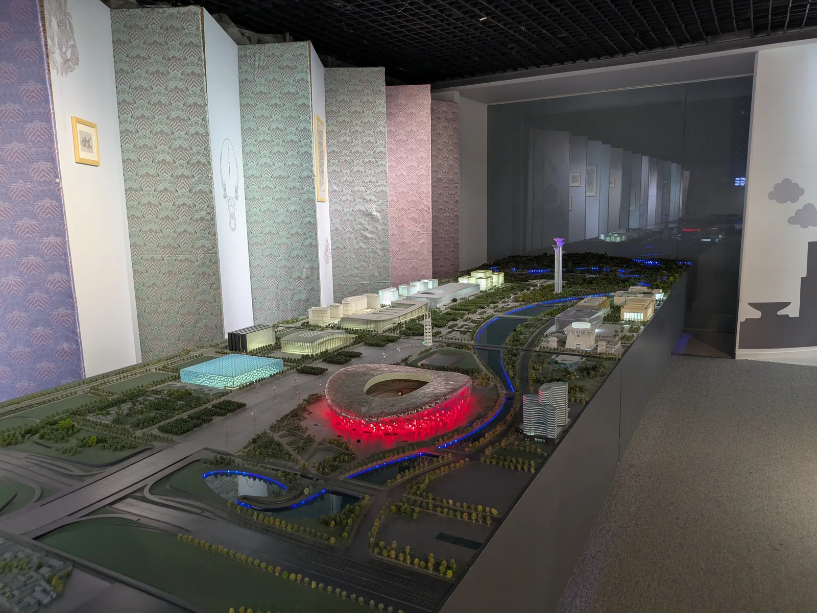 Atmosphere at Beijing Planning Exhibition Hall Beijing — travel photo