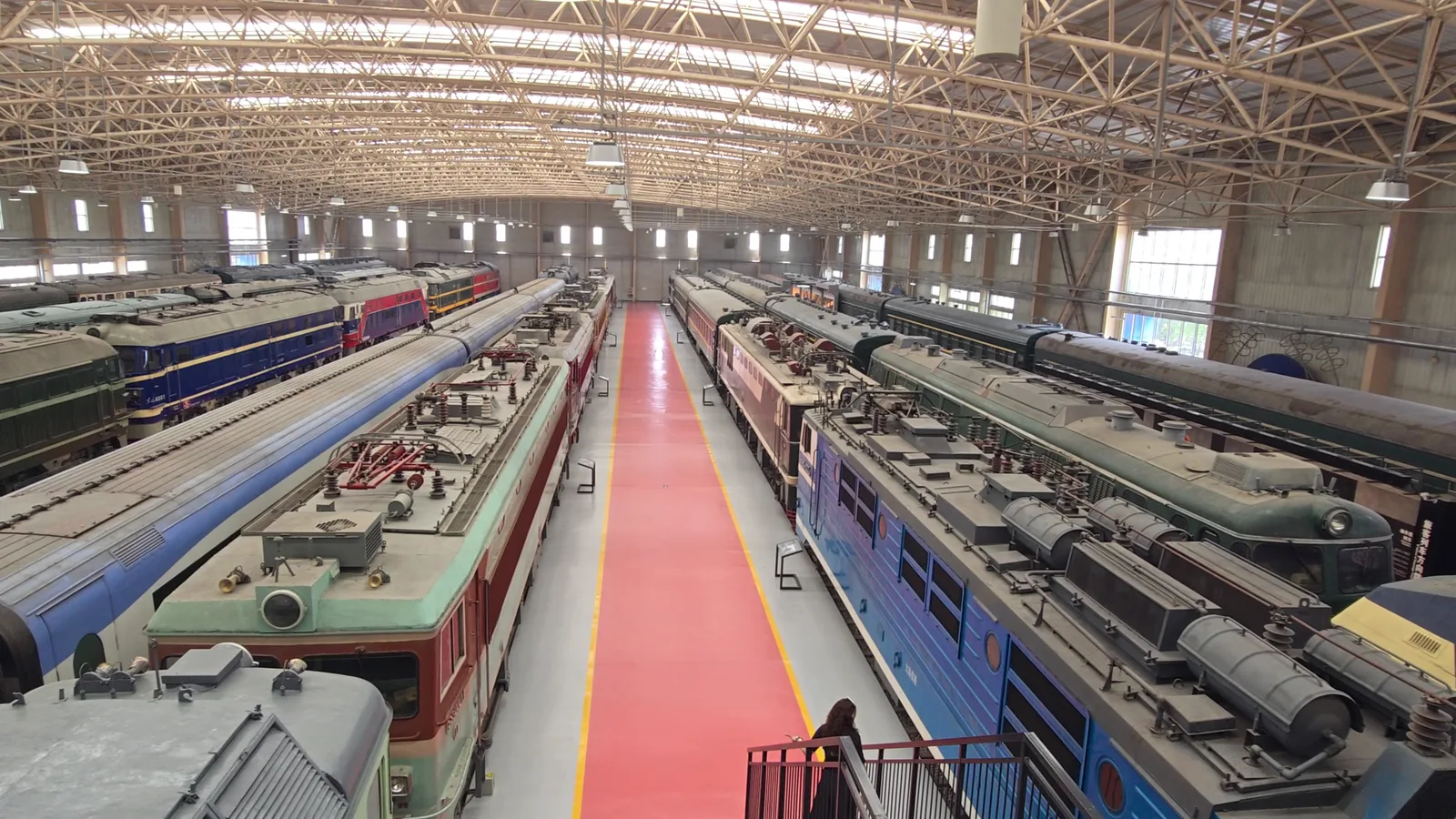 Interior at China Railway Museum Beijing — travel photo