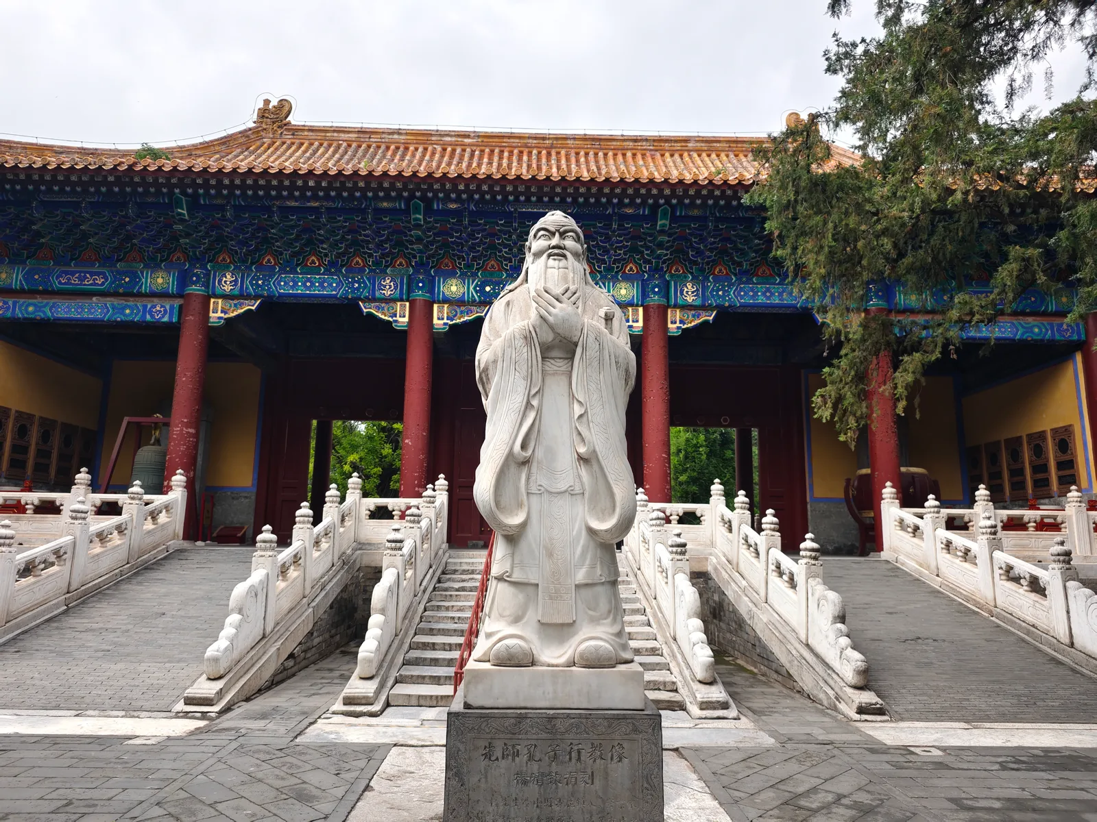 Main view at Confucius Temple and The Imperial College Museum Beijing — travel photo
