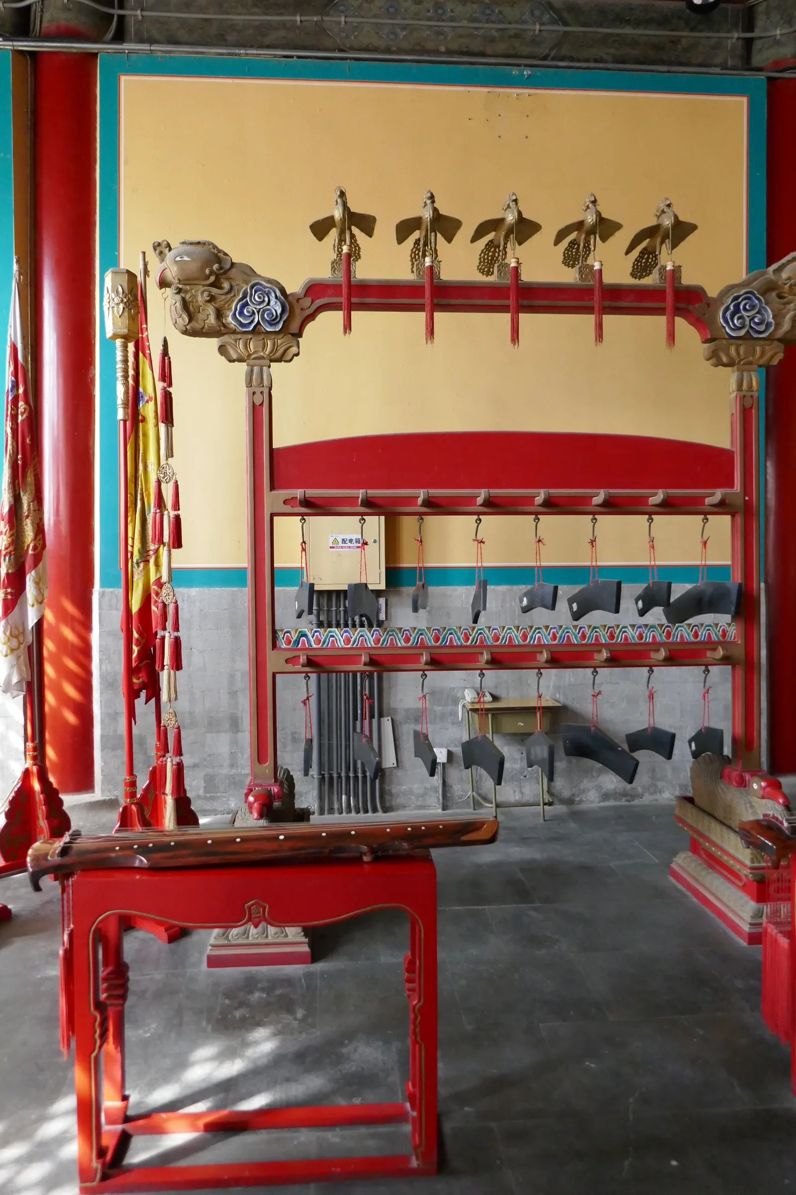 Interior at Emperors Temple of Past Dynasties Beijing — travel photo
