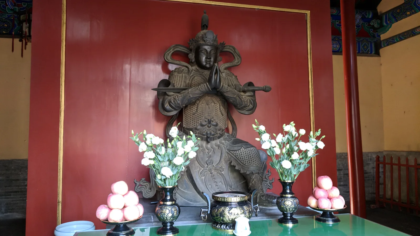 Interior at Fayuan Temple Beijing — travel photo