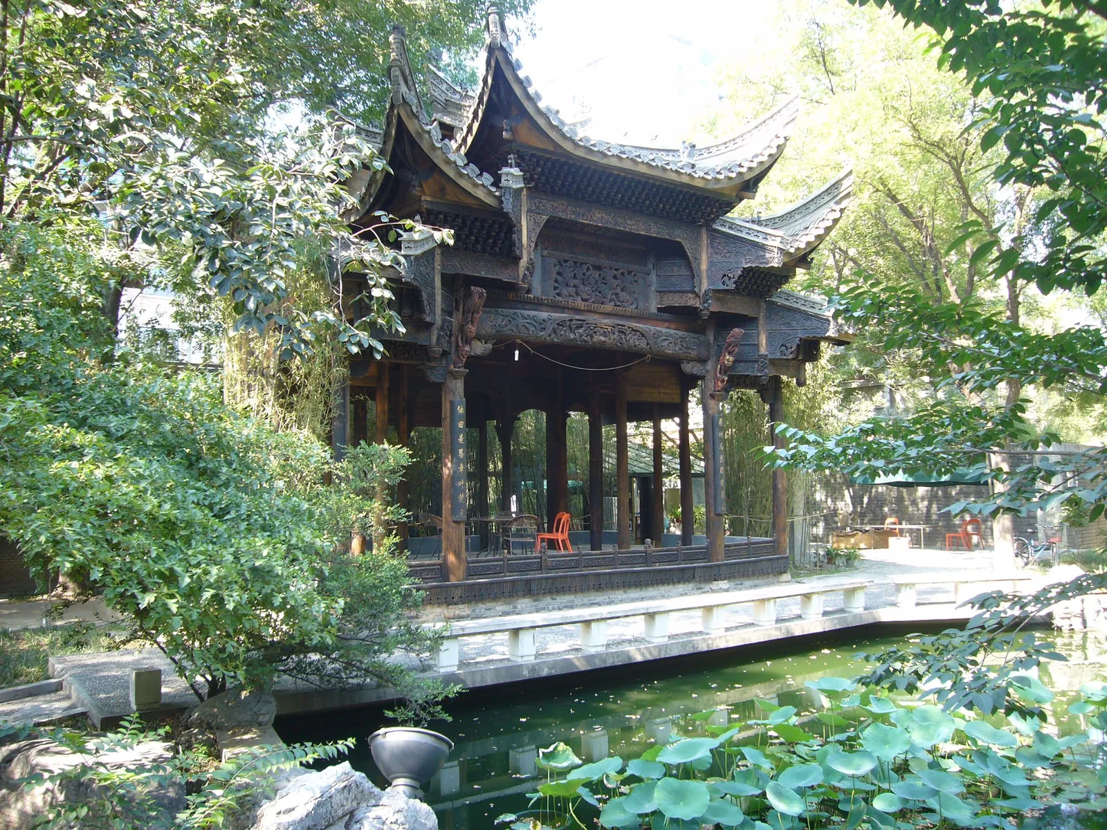 Details at Fine Art Museum of Research Institute of Traditional Chinese Painting Beijing — travel photo