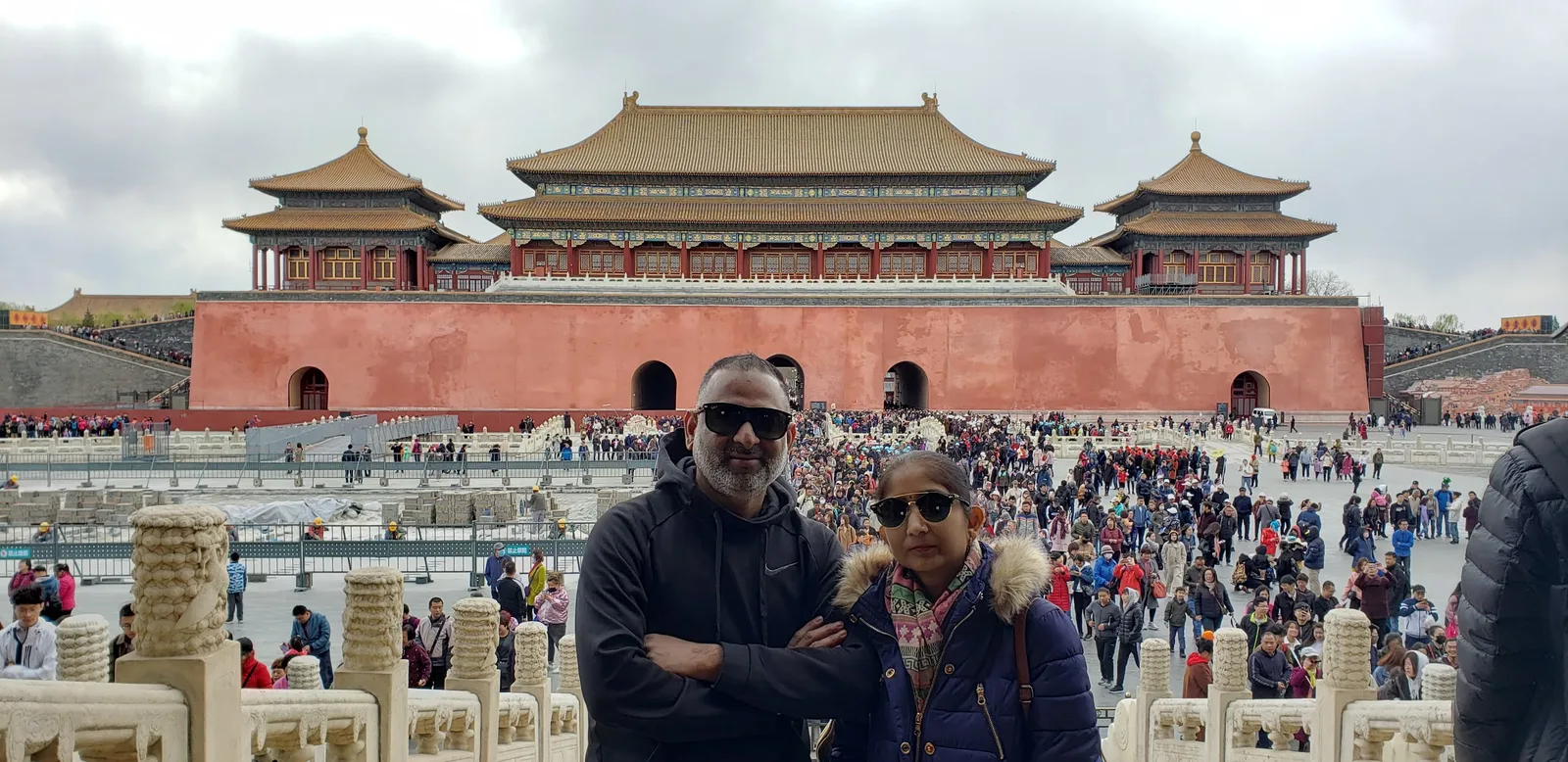 Interior at Imperial Ancestral Temple Beijing — travel photo