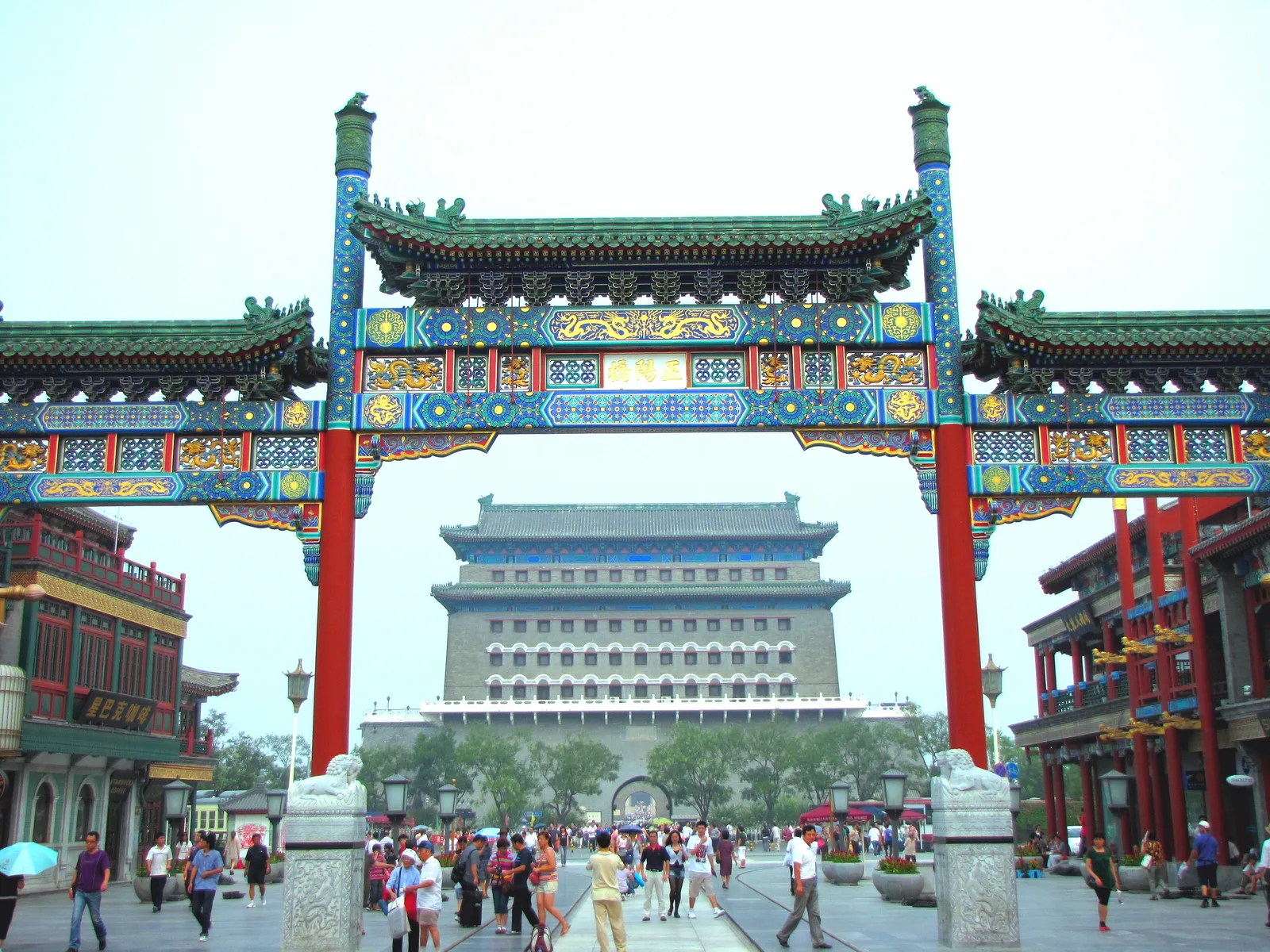 Main view at Zhengyangmen Beijing — travel photo