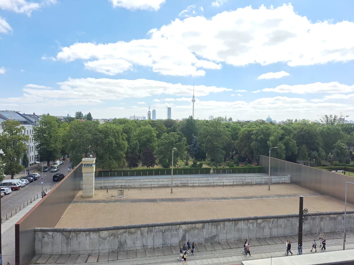 Main view at Berlin Wall Memorial Berlin — travel photo
