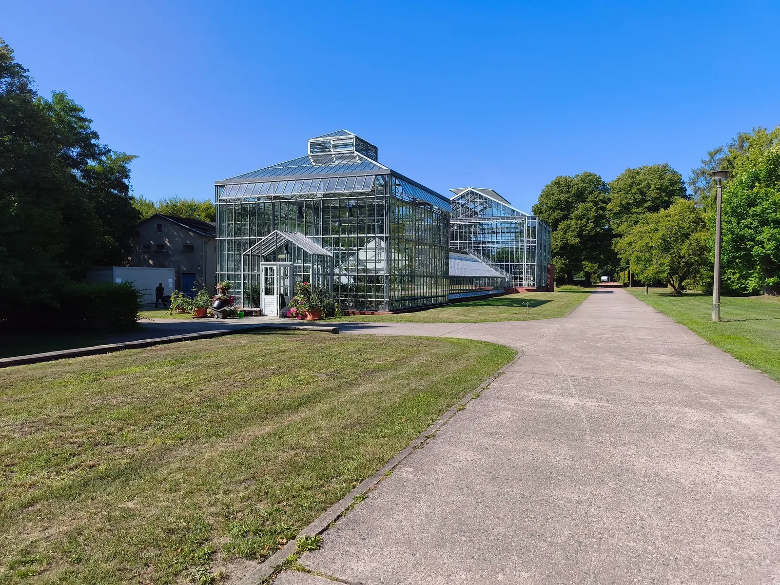 Main view at Botanical Volkspark Pankow Blankenfelde Berlin — travel photo