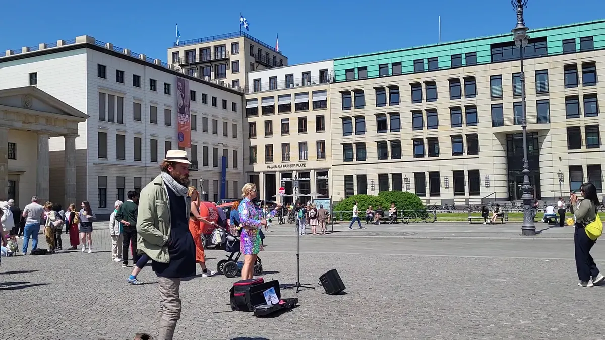 Interior at Brandenburg Gate Berlin — travel photo