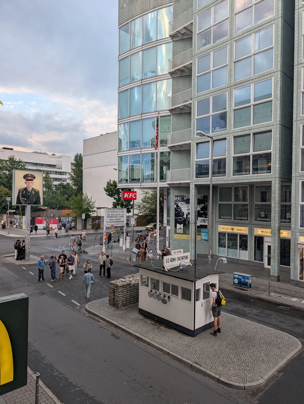 Main view at Checkpoint Charlie Berlin — travel photo