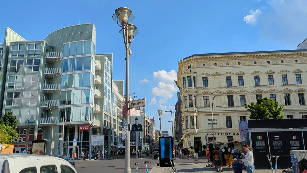 Interior at Checkpoint Charlie Berlin — travel photo