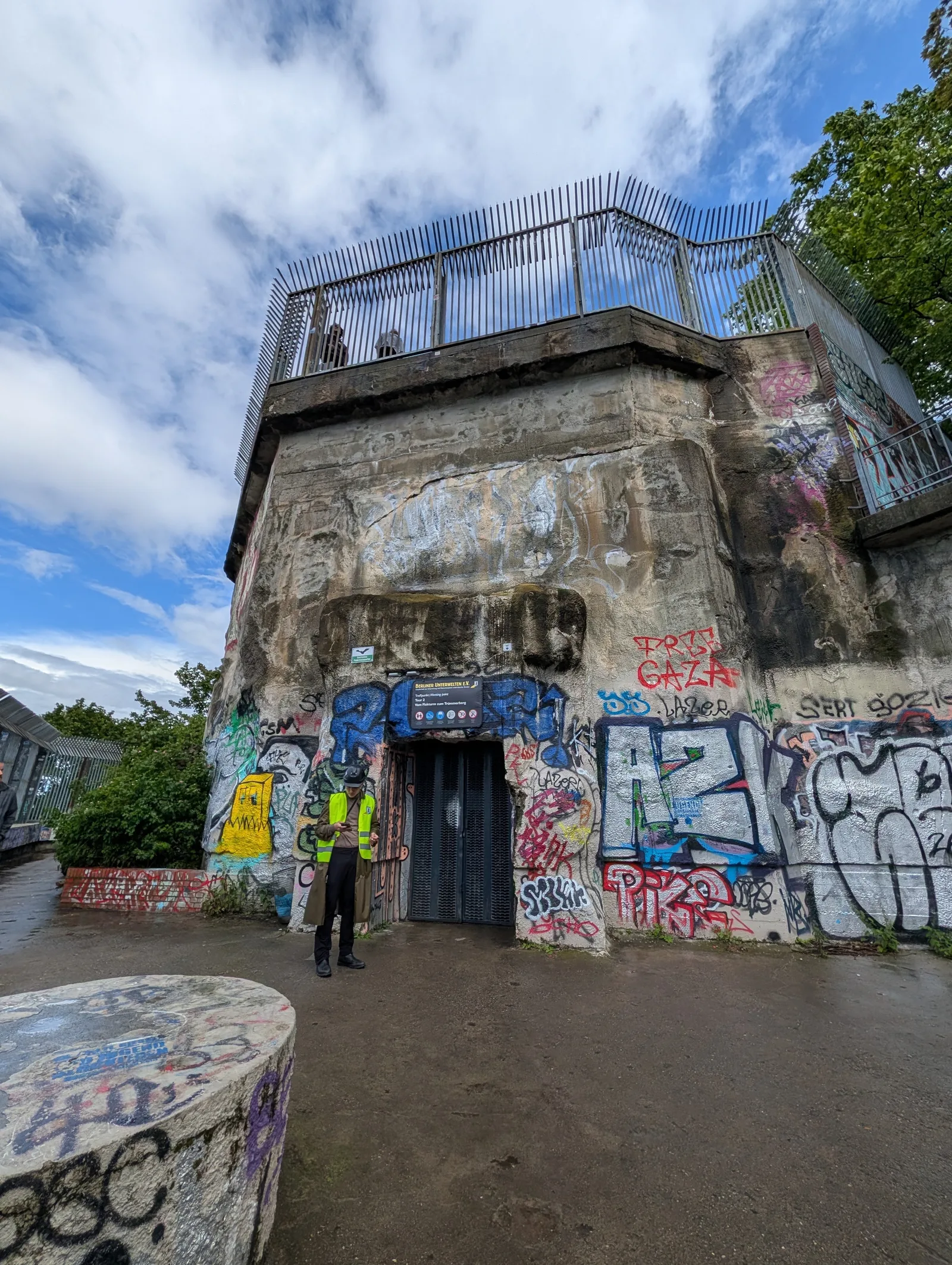 Atmosphere at Flakturm Humboldthain Berlin — travel photo