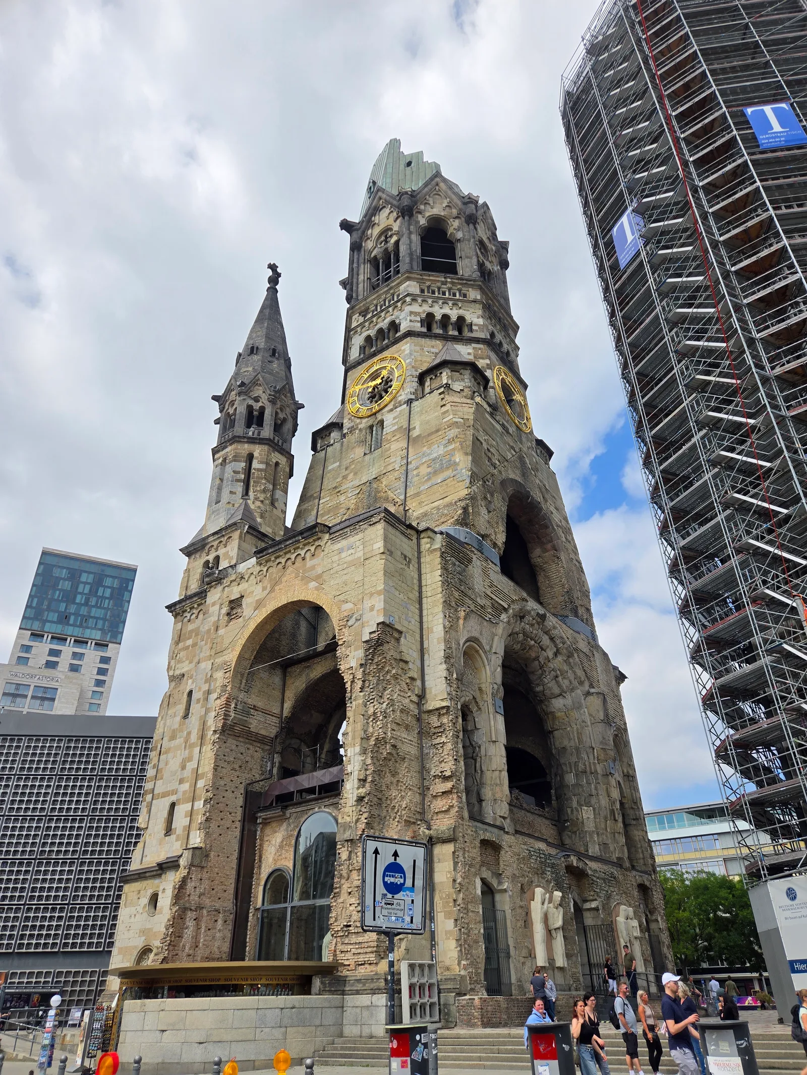 Interior at Kaiser Wilhelm Memorial Church Berlin — travel photo