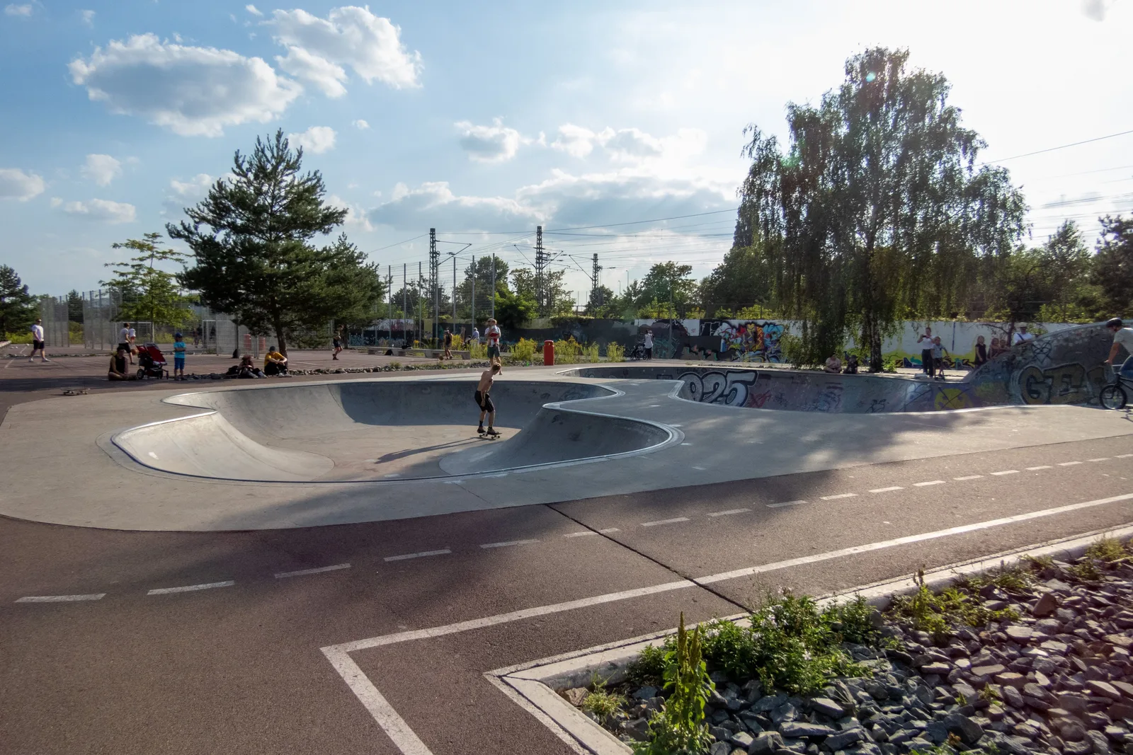 Atmosphere at Park am Gleisdreieck Berlin — travel photo