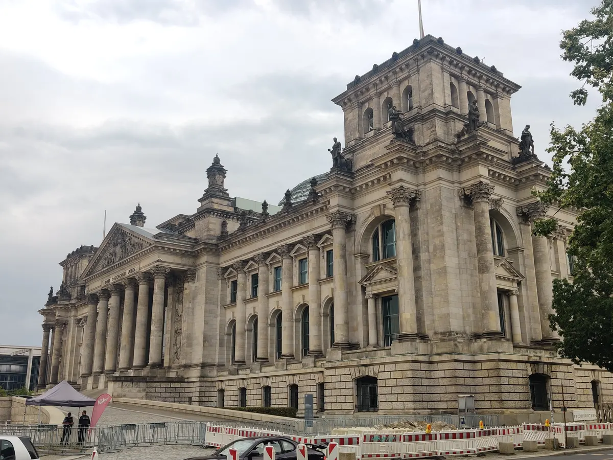 Main view at Reichstag Building Berlin — travel photo