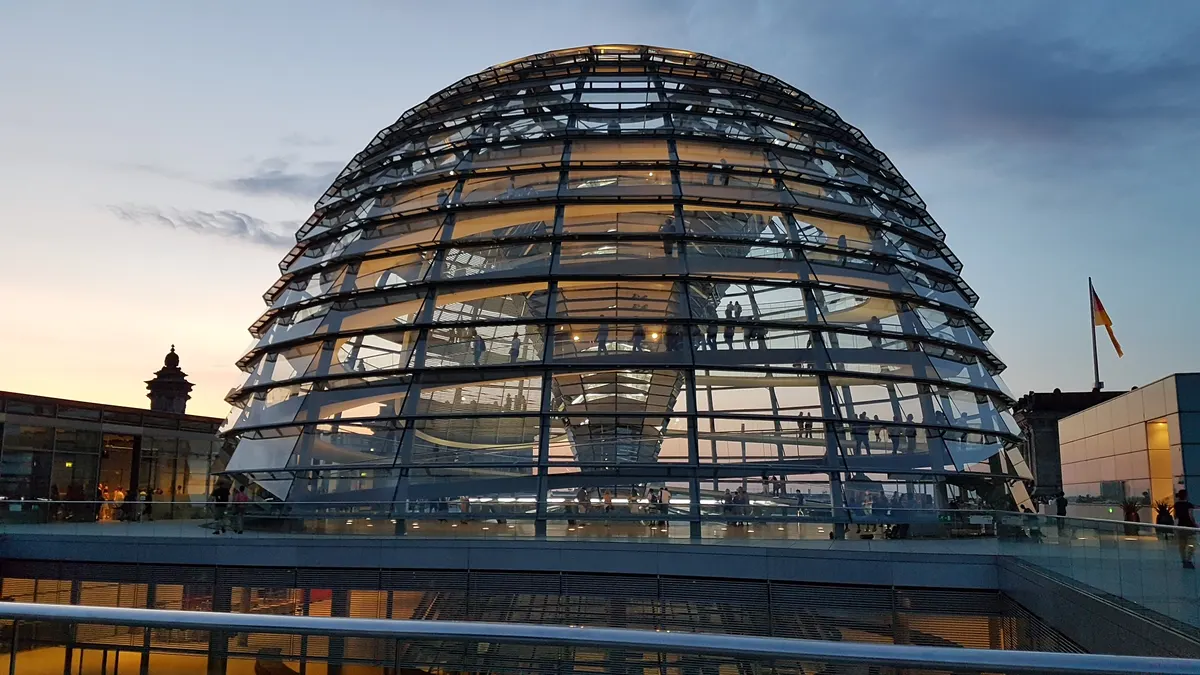 Details at Reichstag Building Berlin — travel photo