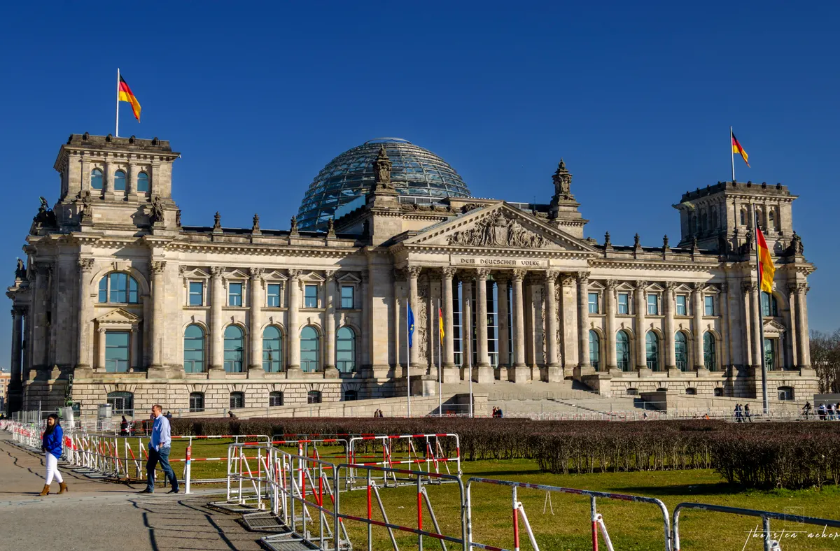 Atmosphere at Reichstag Building Berlin — travel photo