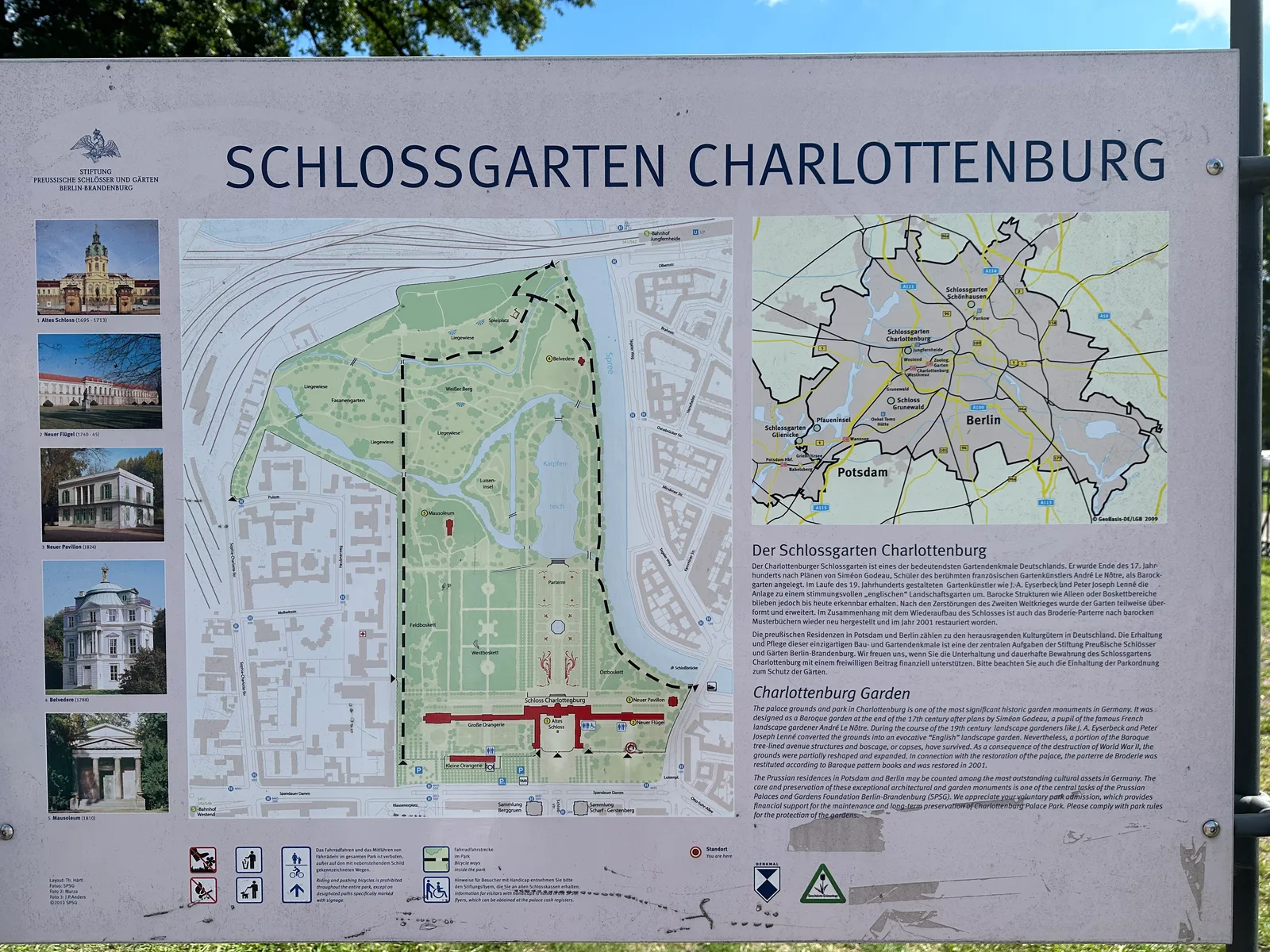 Interior at Schlossgarten Charlottenburg Berlin — travel photo