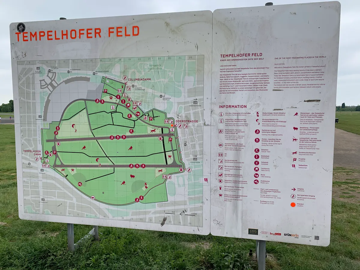 Details at Tempelhofer Feld Berlin — travel photo