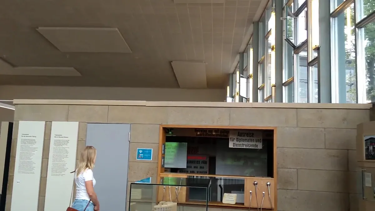 Interior at Tränenpalast Berlin — travel photo