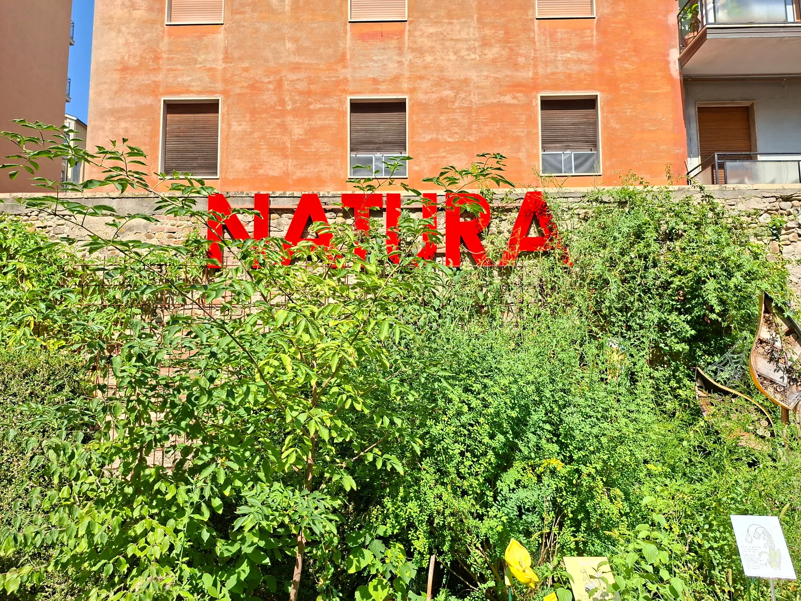 Main view at Botanical Garden and Herbarium Bologna — travel photo