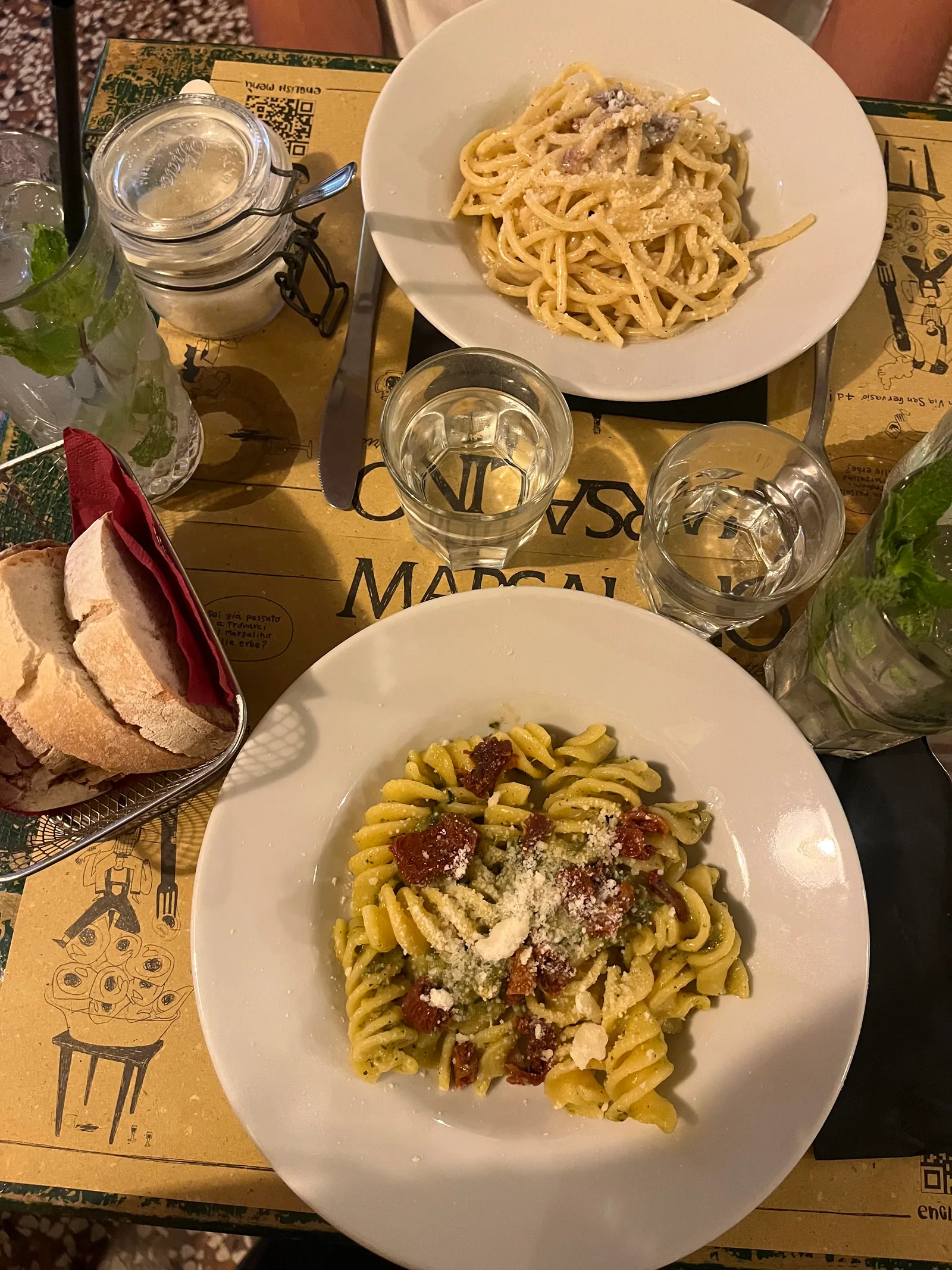 Interior at Marsalino Bologna — travel photo