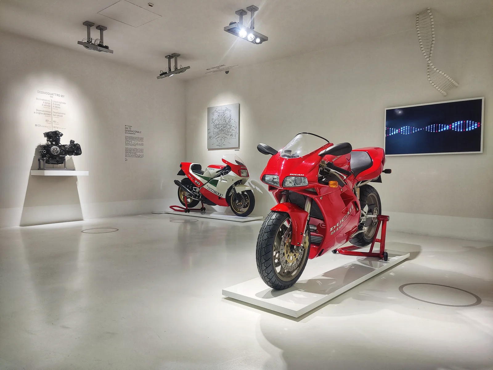 Main view at Museo Ducati Bologna — travel photo