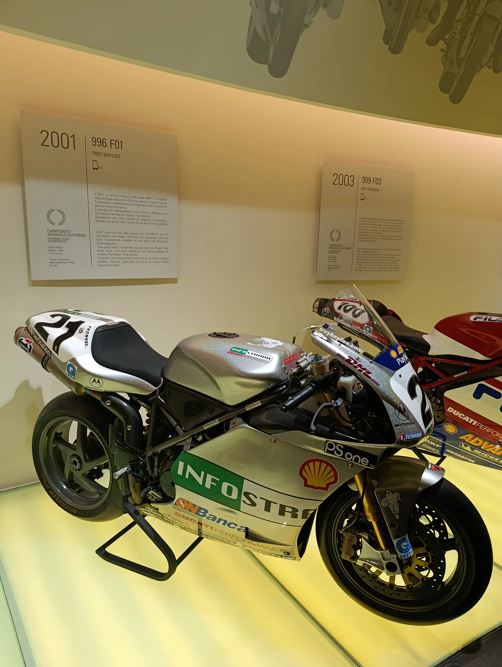 Details at Museo Ducati Bologna — travel photo