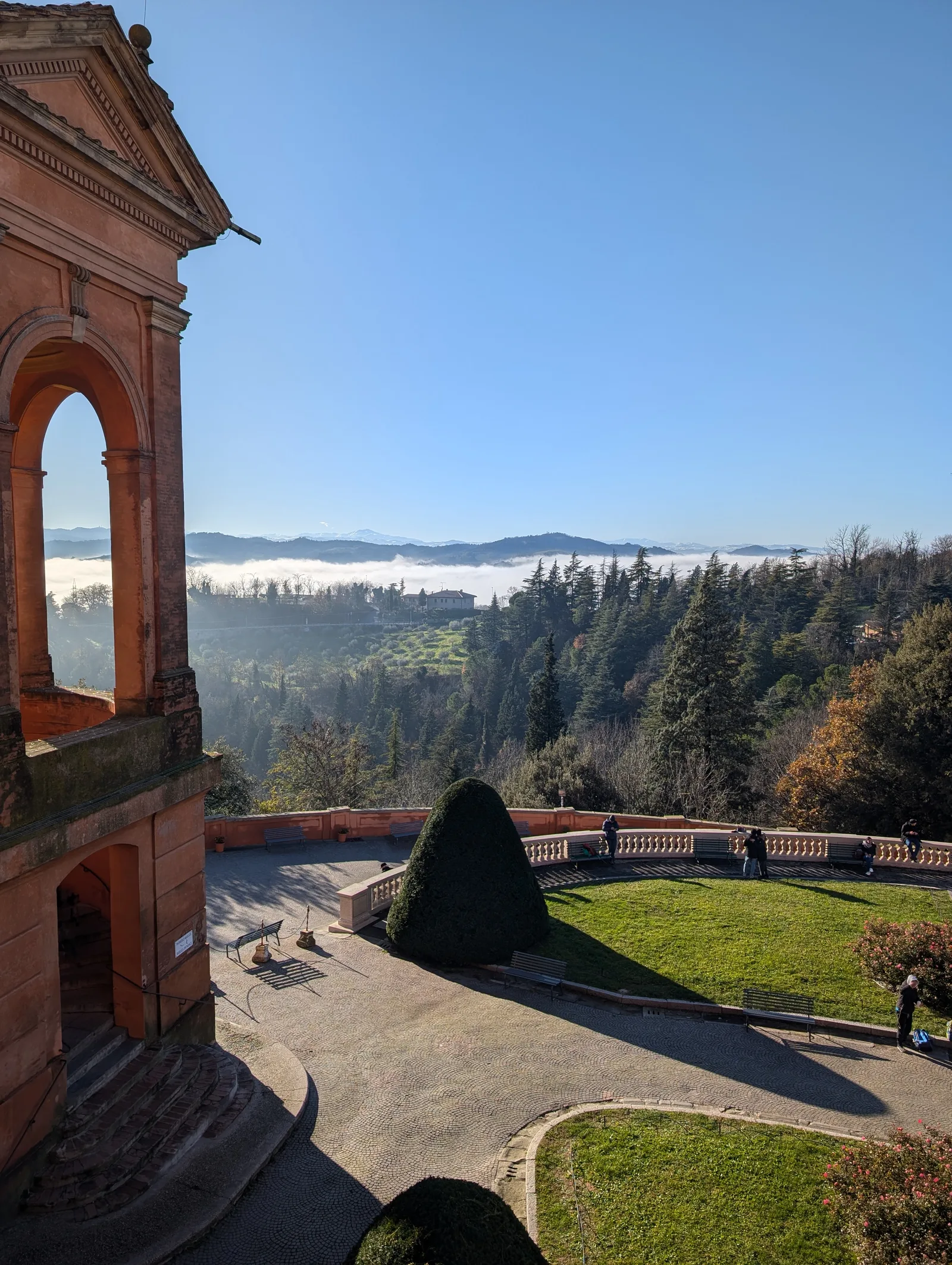 Interior at Paesaggio Colli di San Luca Bologna — travel photo