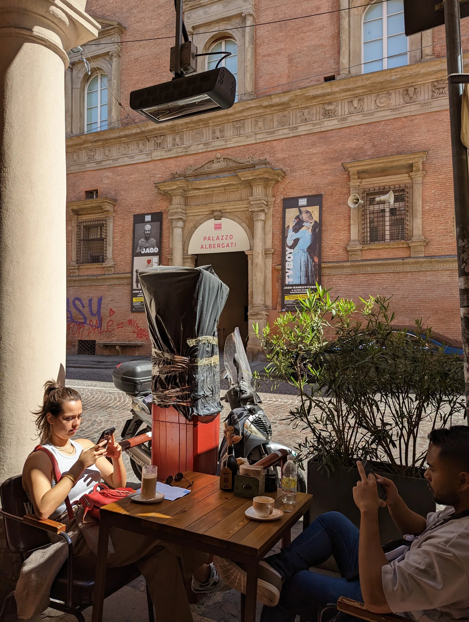 Main view at Palazzo Albergati Bologna — travel photo