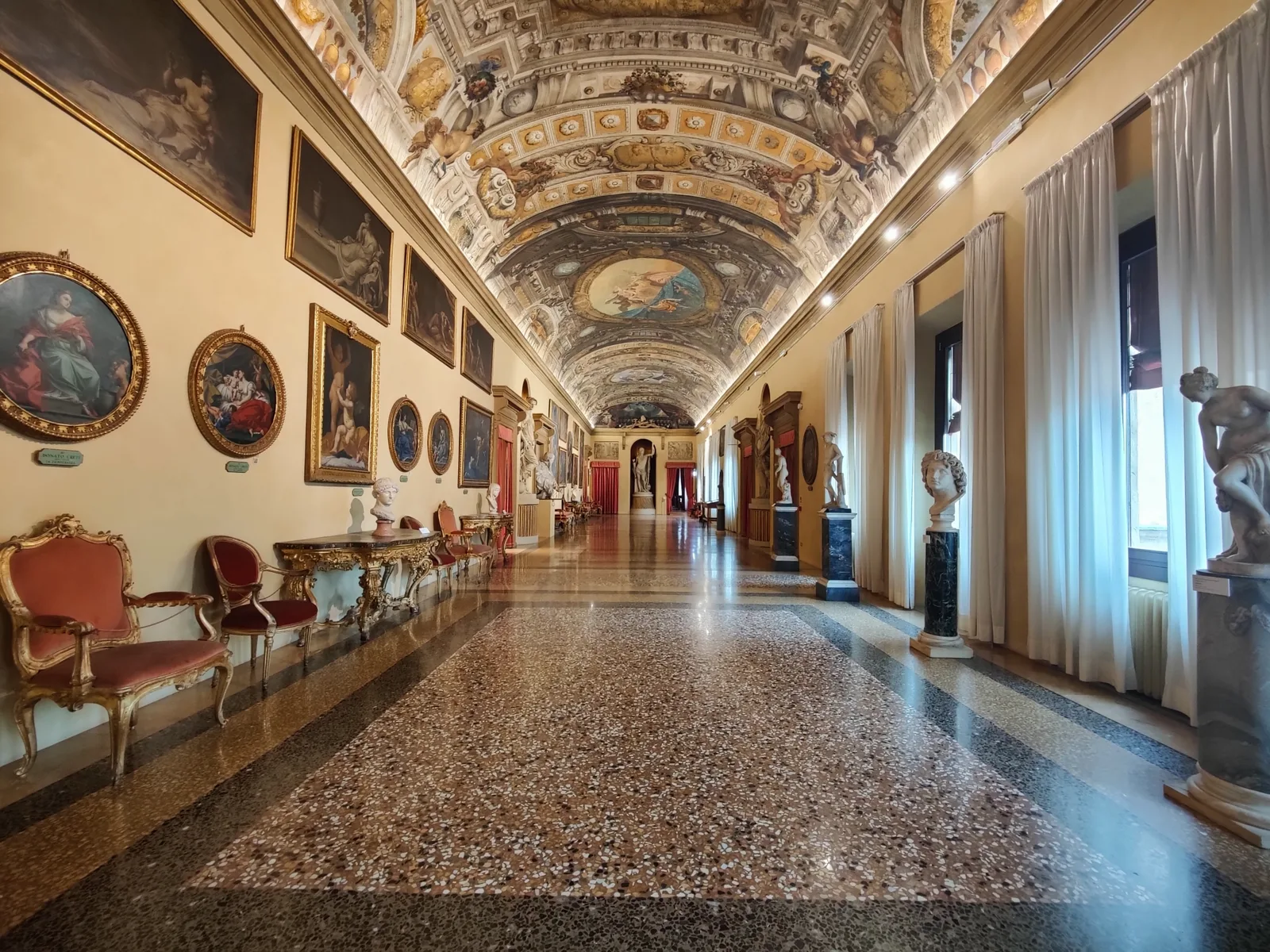 Interior at Palazzo d'Accursio Bologna — travel photo
