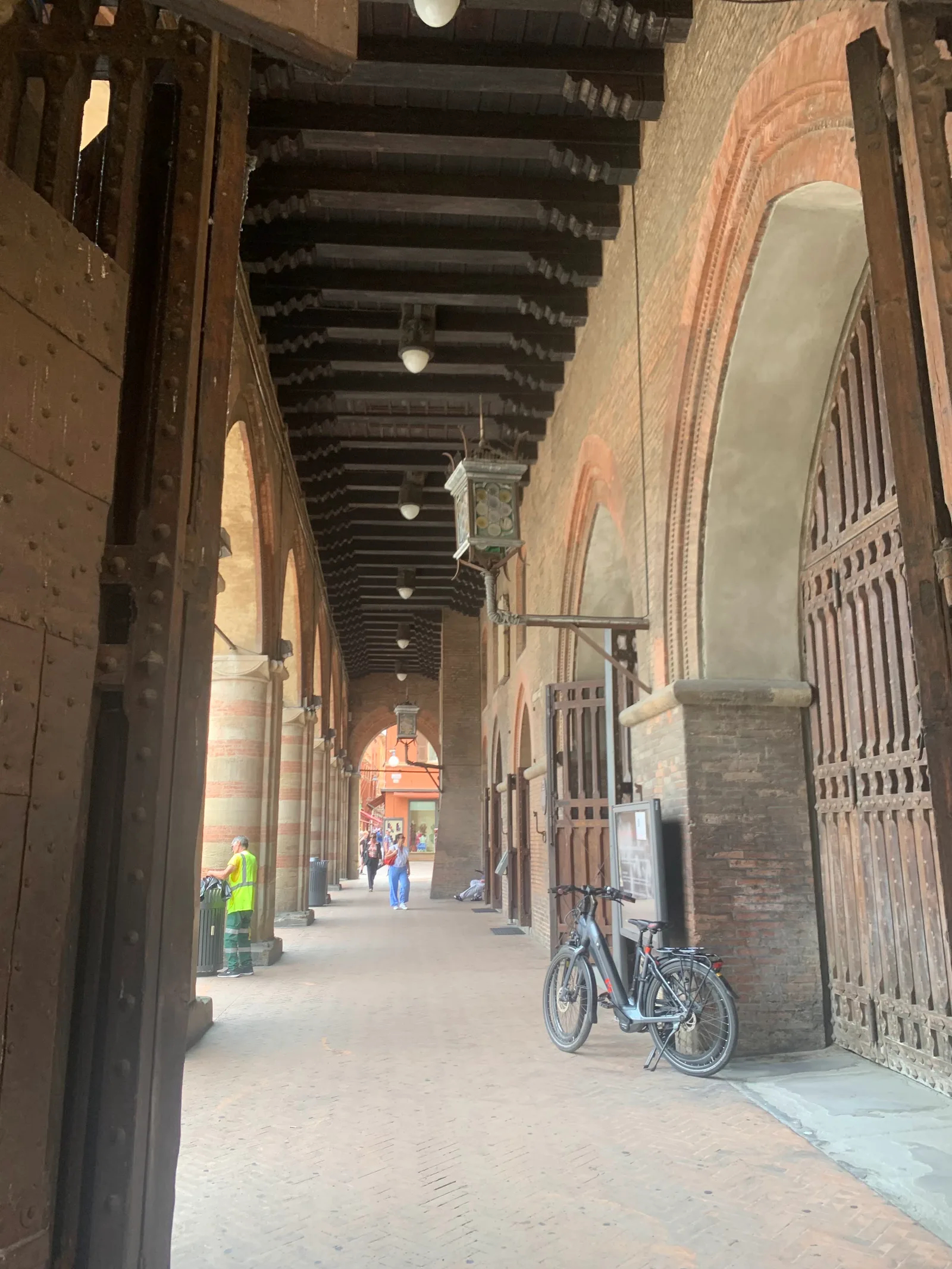 Atmosphere at Palazzo d'Accursio Bologna — travel photo