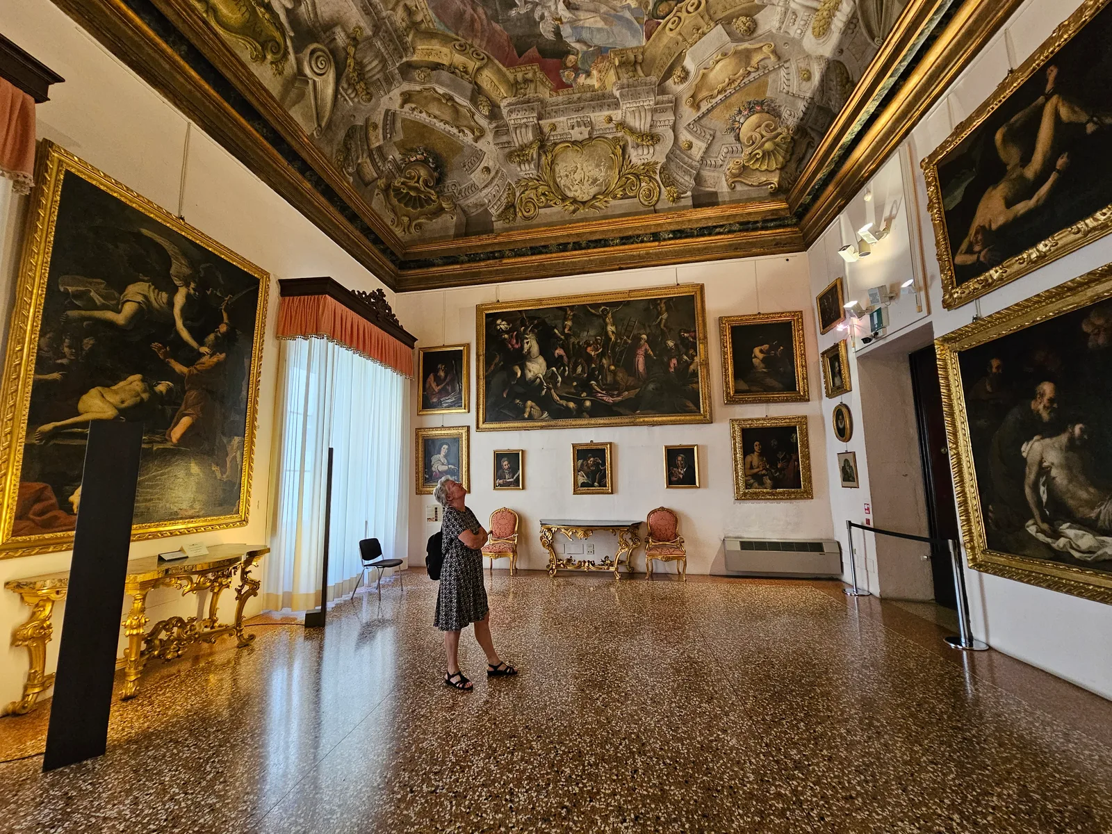 Interior at Palazzo Pepoli Campogrande Bologna — travel photo