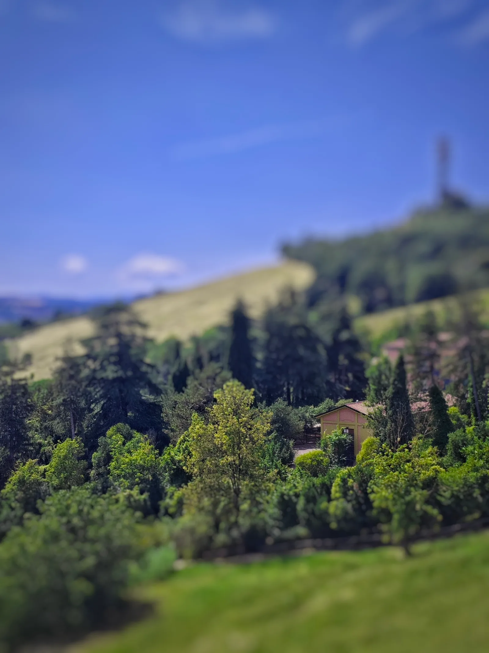 Main view at Parco del San Pellegrino Bologna — travel photo