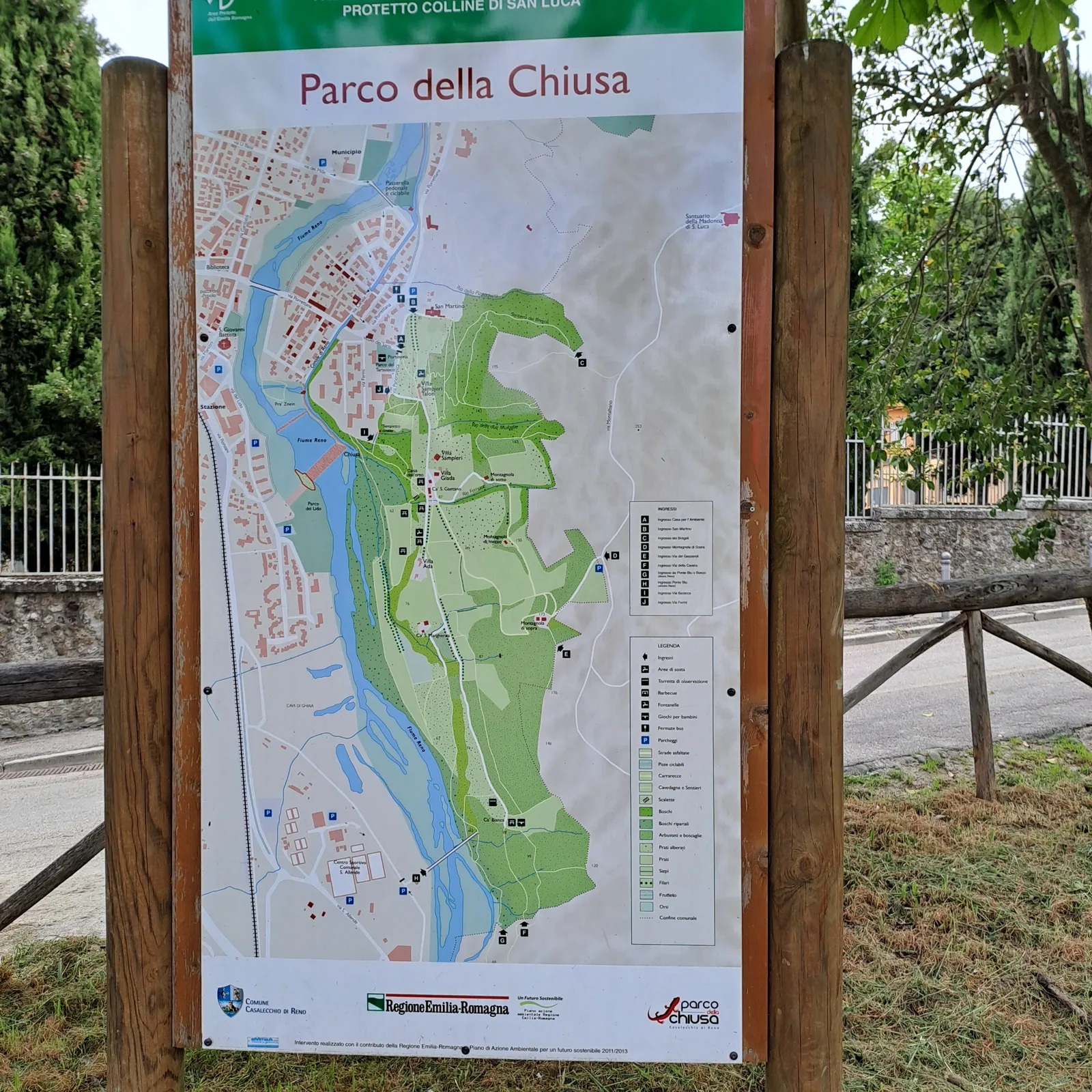 Interior at Parco della Chiusa (Parco Talon) Bologna — travel photo