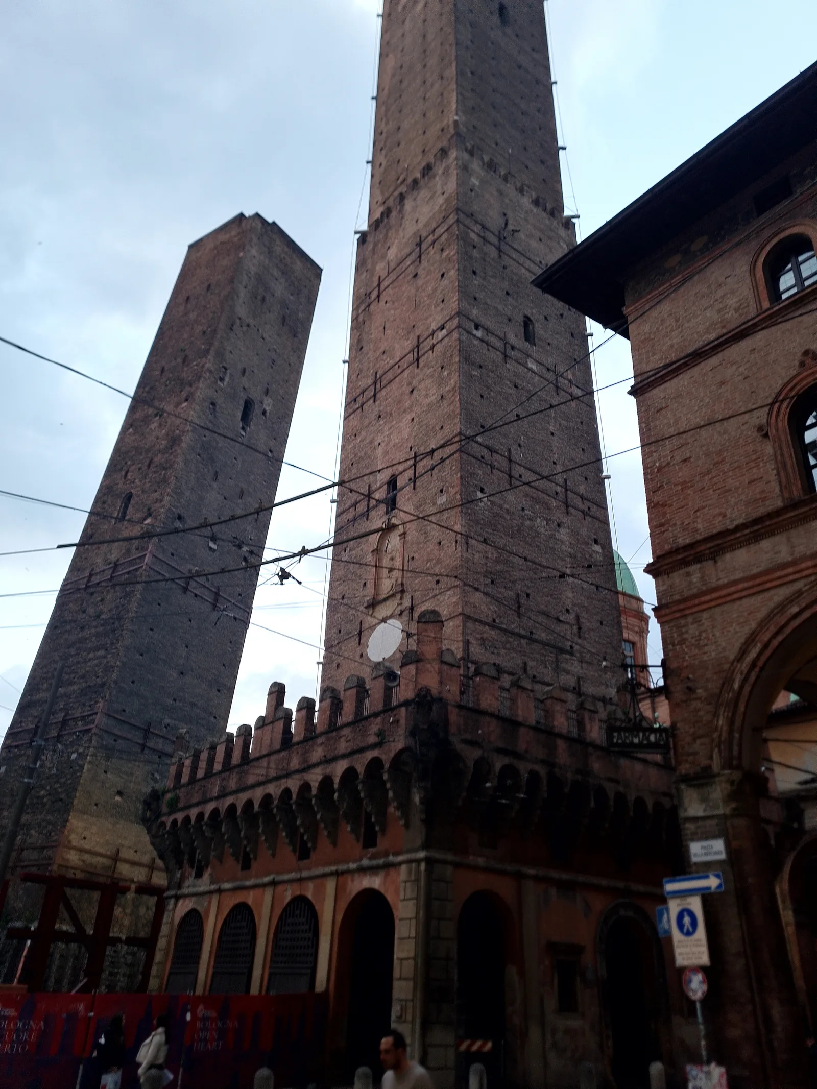 Interior at The Two Towers: Garisenda & Asinelli Bologna — travel photo