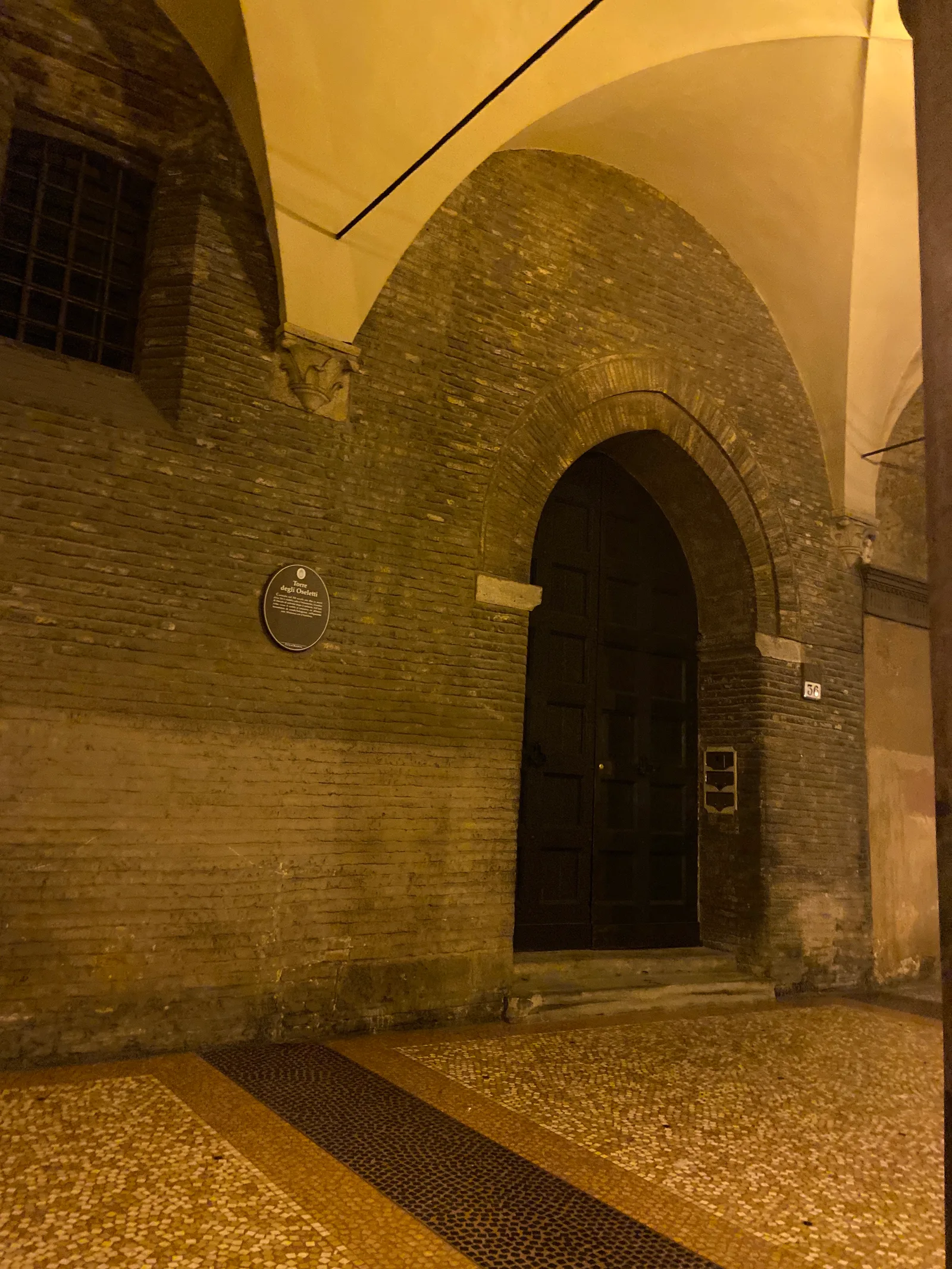 Interior at Tower of Oseletti Bologna — travel photo