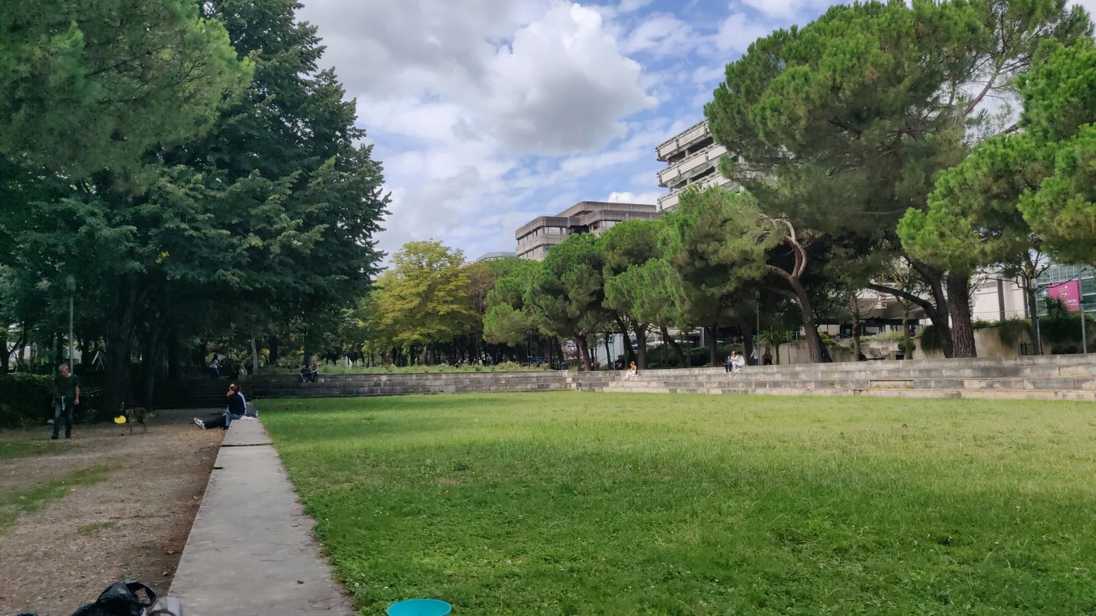 Main view at Esplanade Charles de Gaulle Bordeaux — travel photo