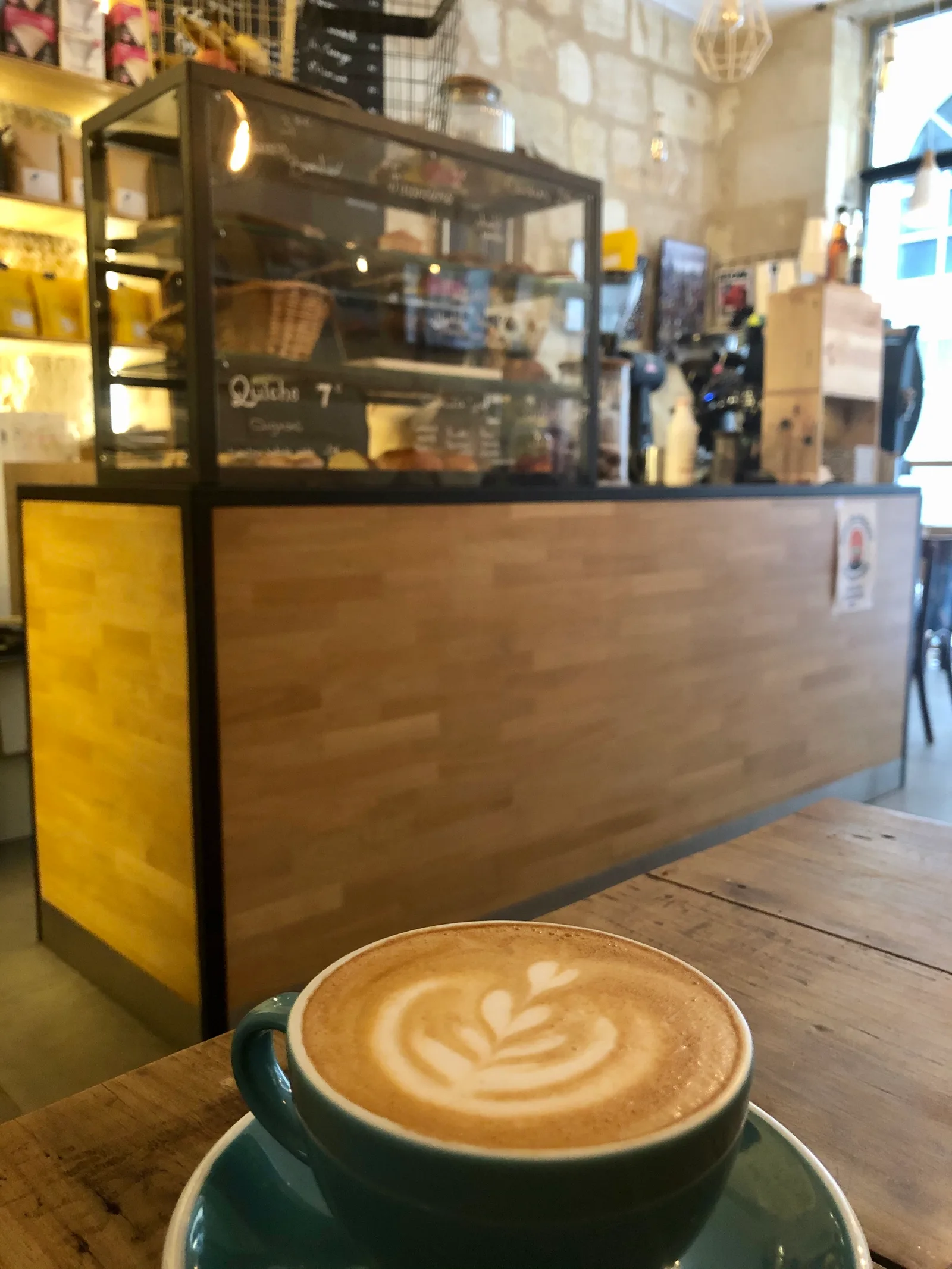Atmosphere at KURO espresso bar Bordeaux — travel photo