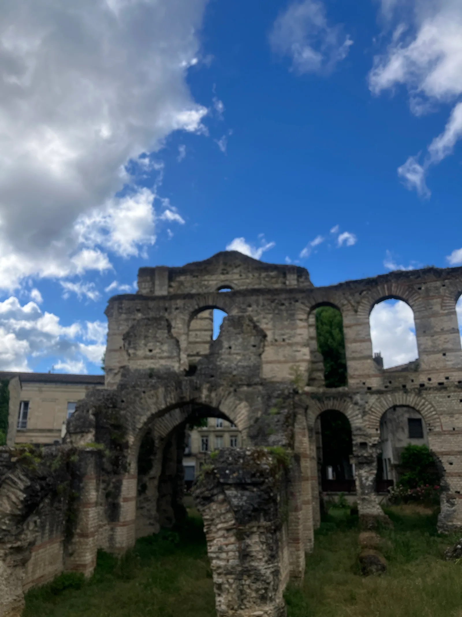 Details at Palais Gallien Bordeaux — travel photo