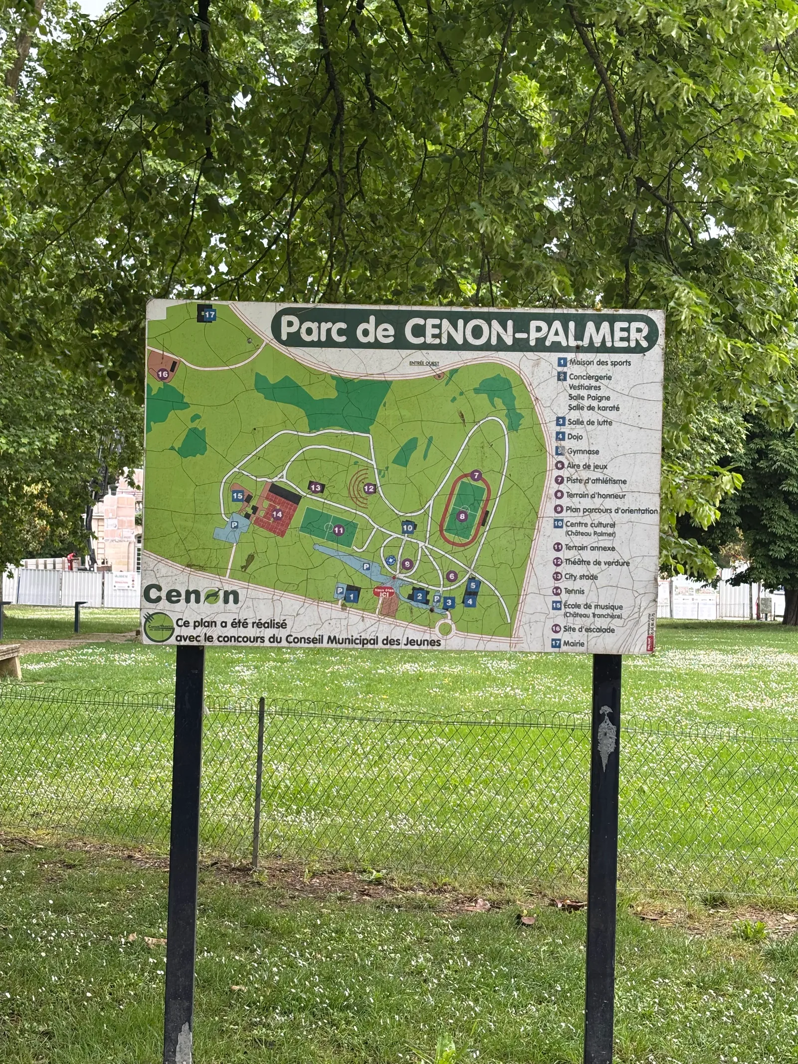 Main view at Parc Palmer Bordeaux — travel photo