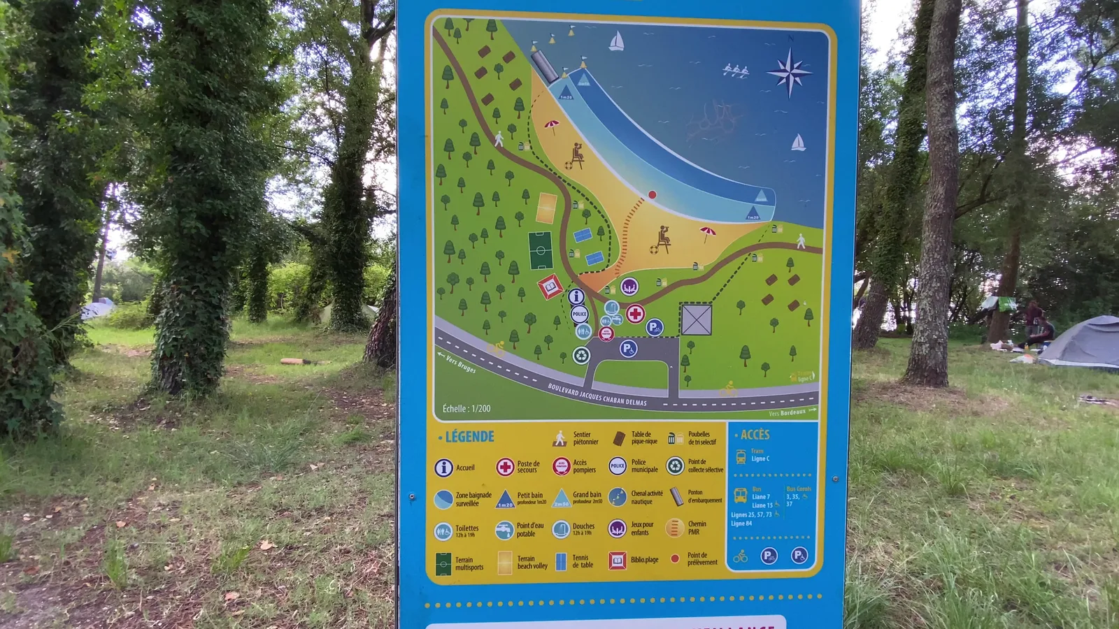Interior at Plage du Lac Bordeaux — travel photo