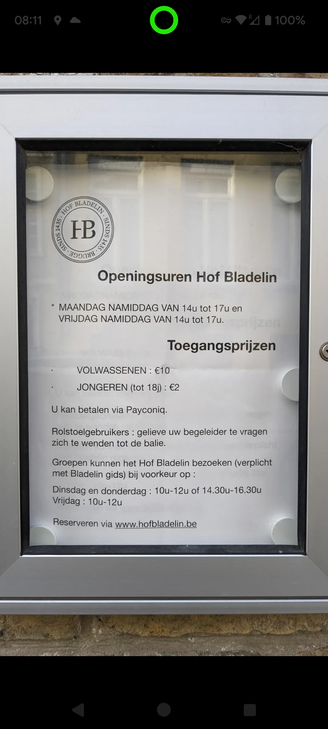 Interior at Bladelin House Brugge — travel photo