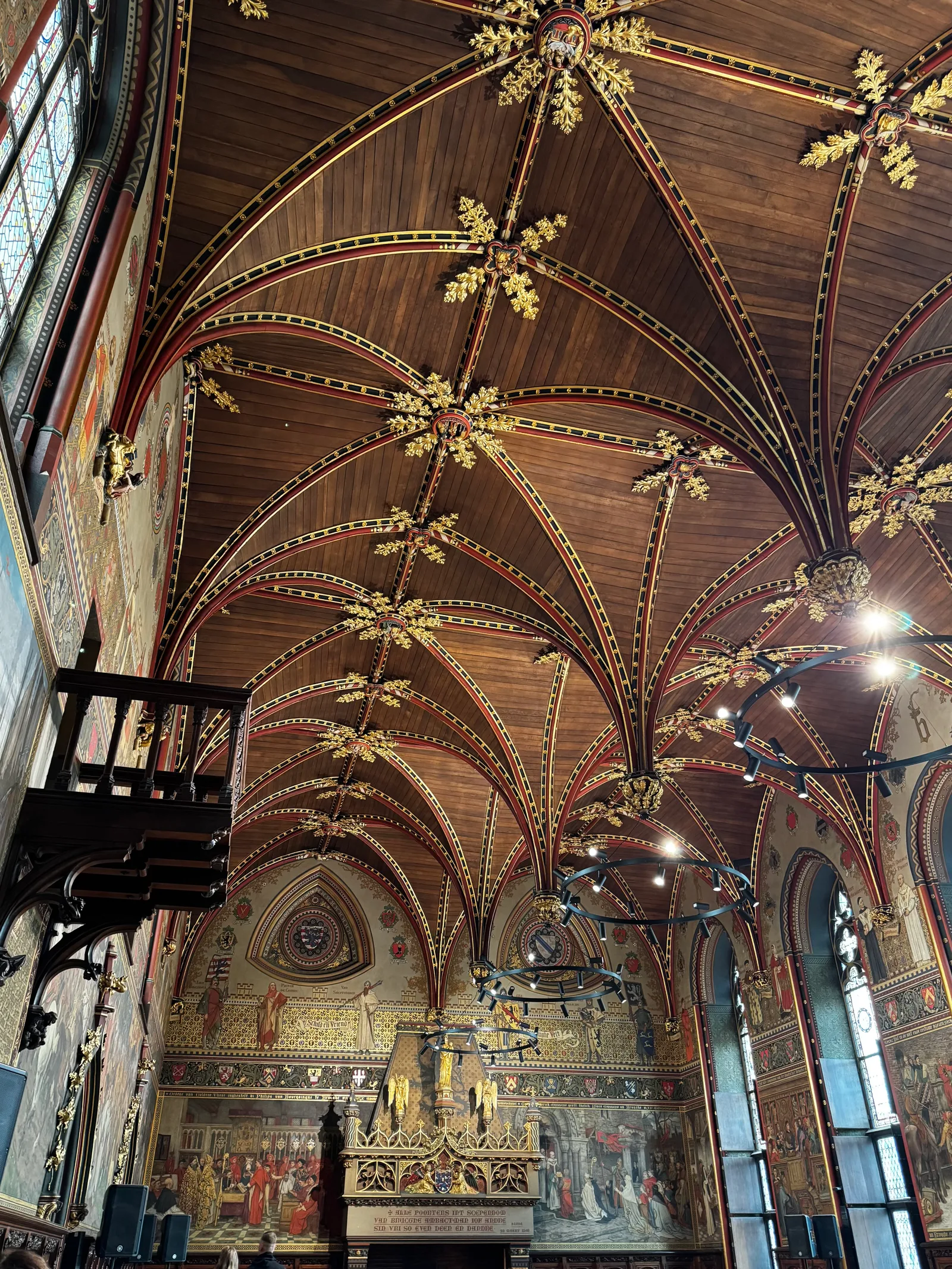 Details at Bruges City Hall Brugge — travel photo