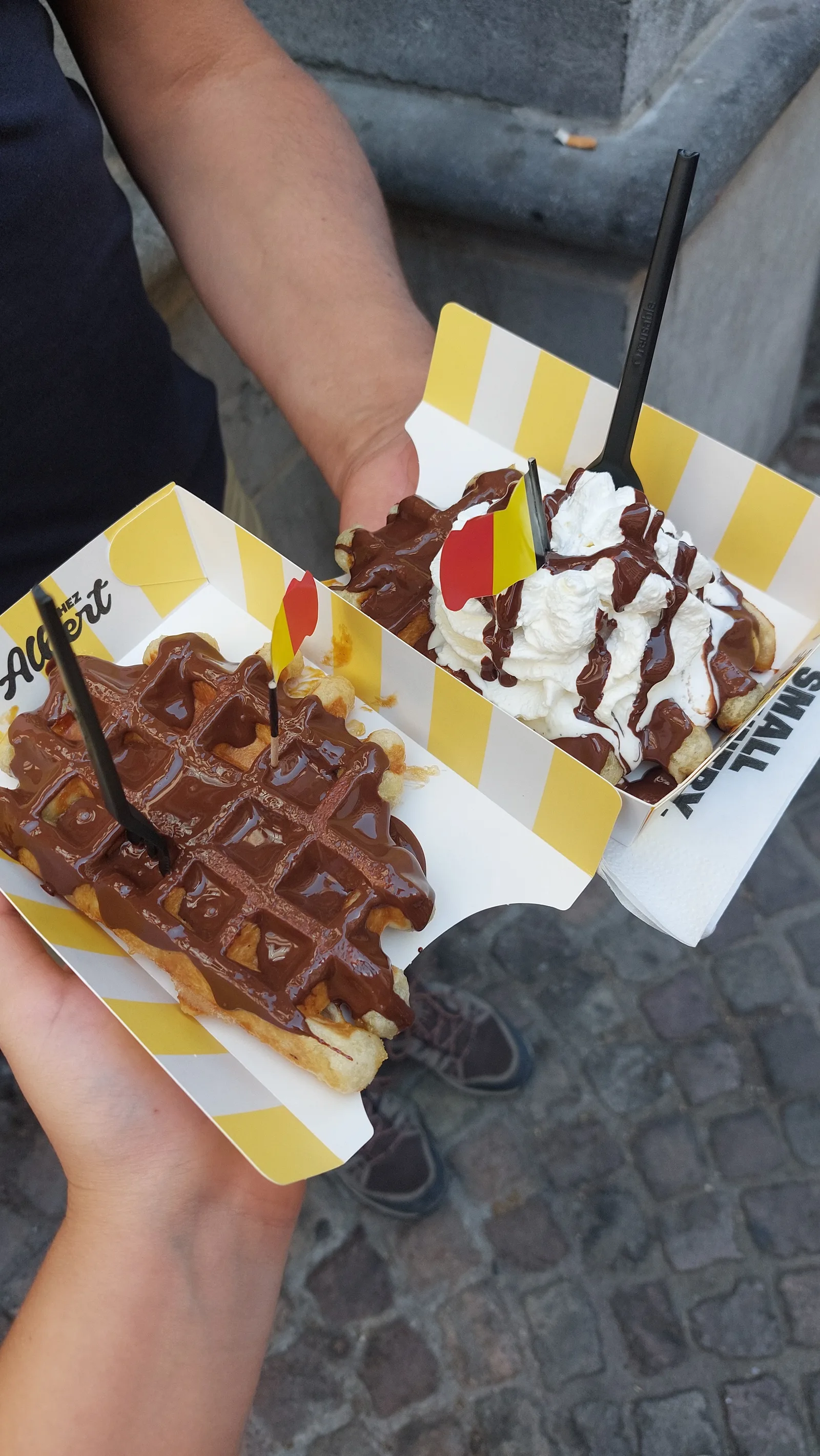Interior at Chez Albert - Gauffres - Waffles Brugge — travel photo