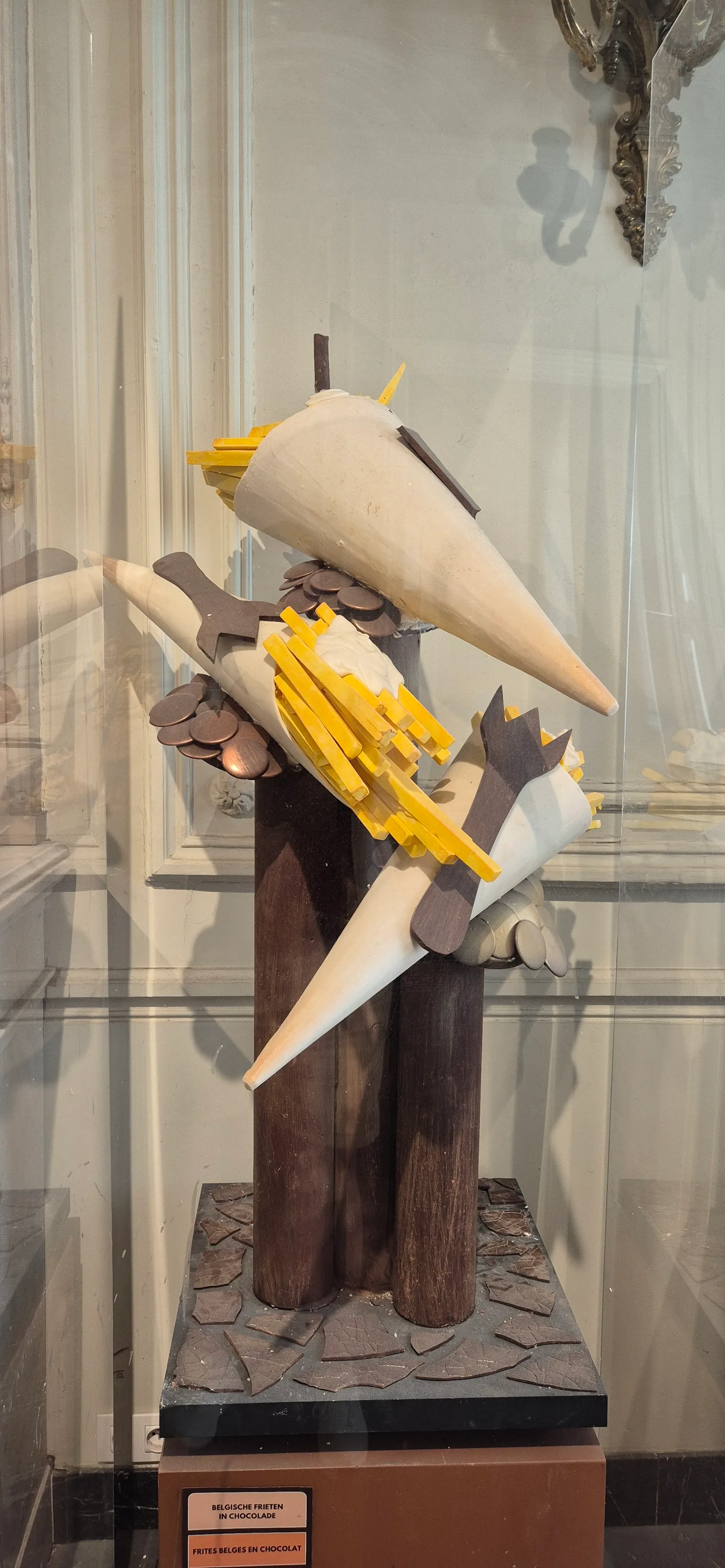 Interior at Choco-Story, Chocolate Museum Brugge — travel photo