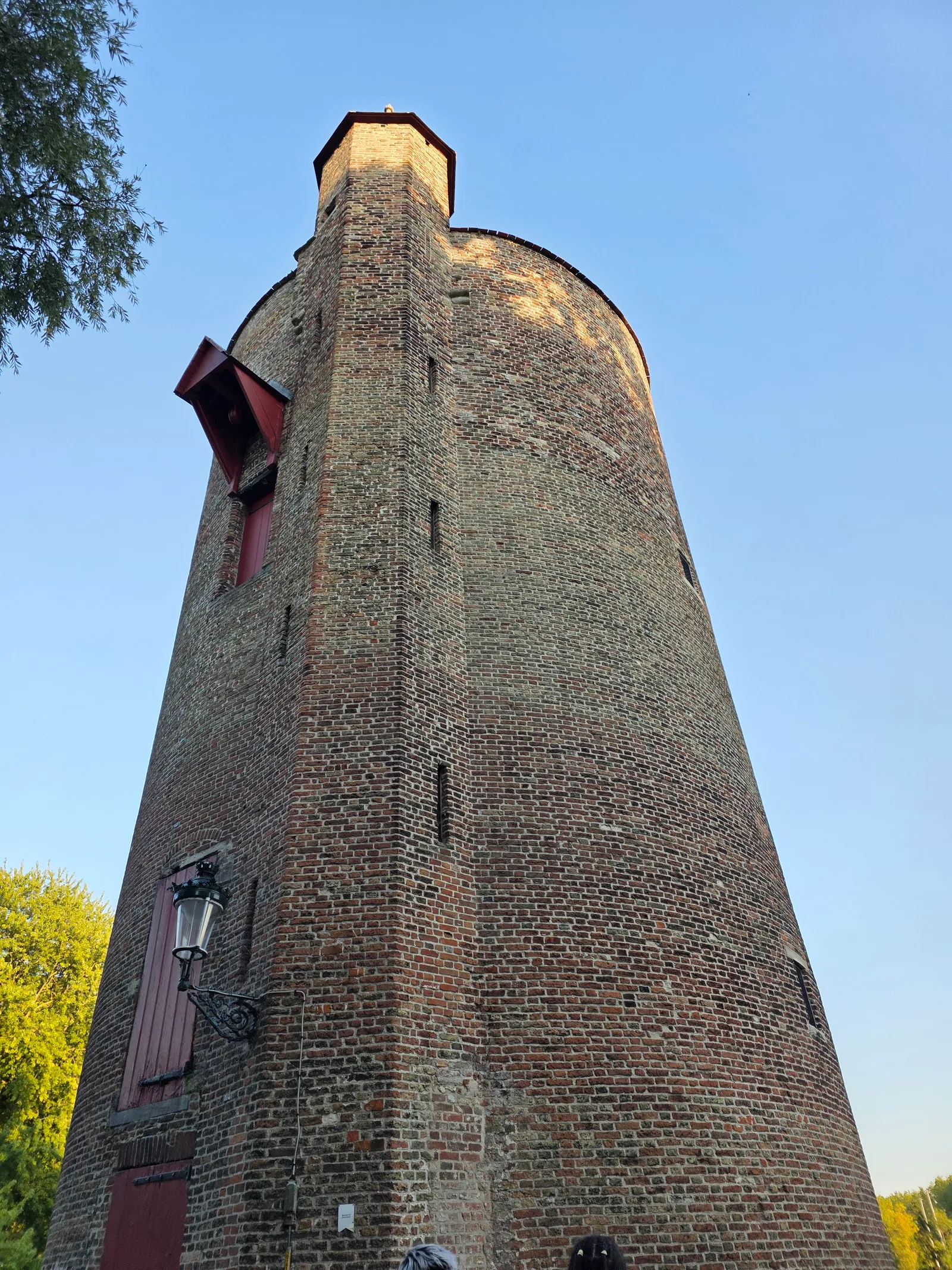 Main view at Gunpowder Tower (Poertoren) Brugge — travel photo